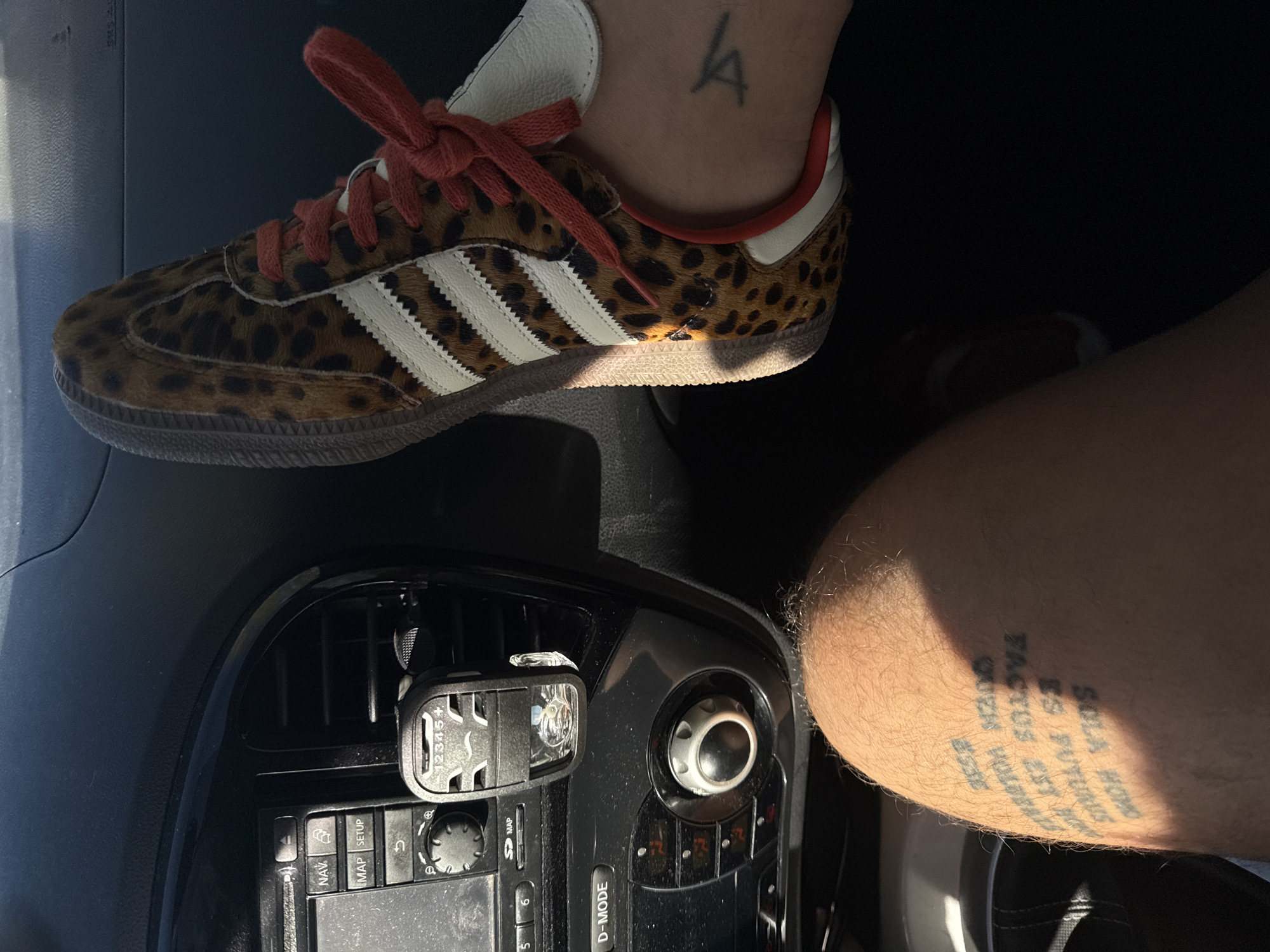 Car interior photographed in Schifflange, Luxembourg during daylight