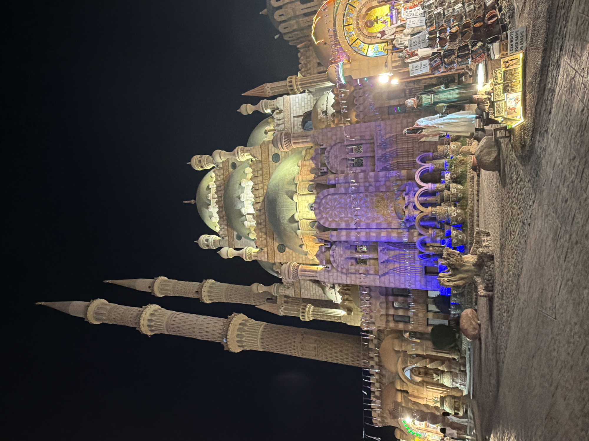 Tourists explore illuminated Old Market district in Sharm El Sheikh