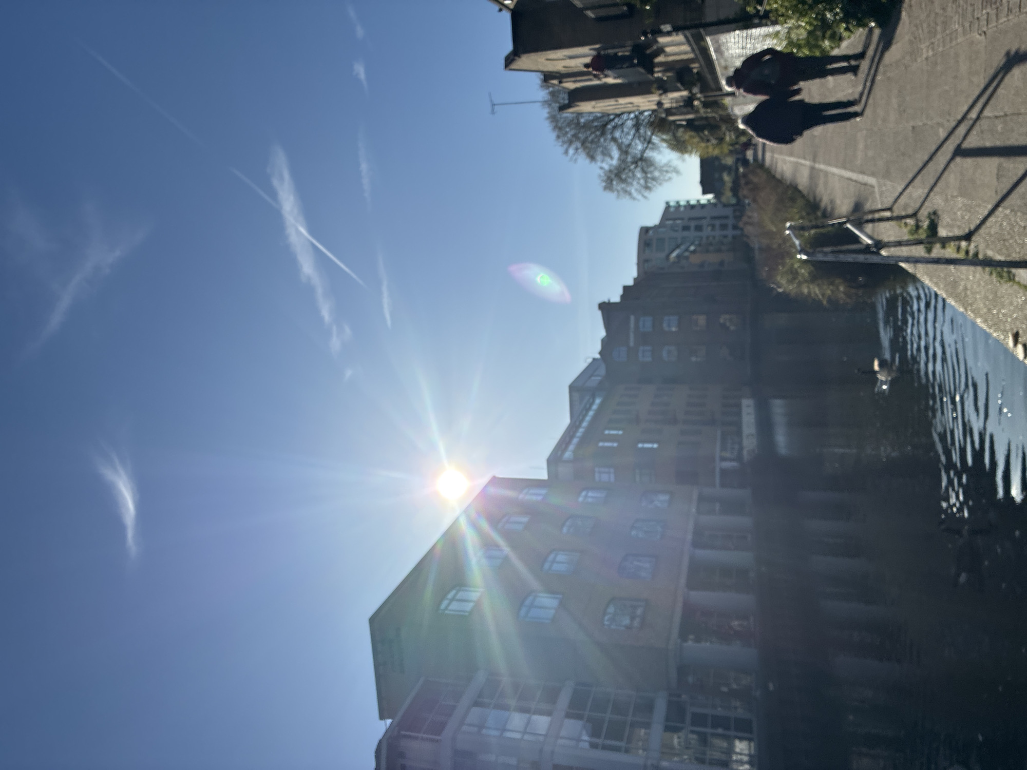 Afternoon canal walk documented in central London