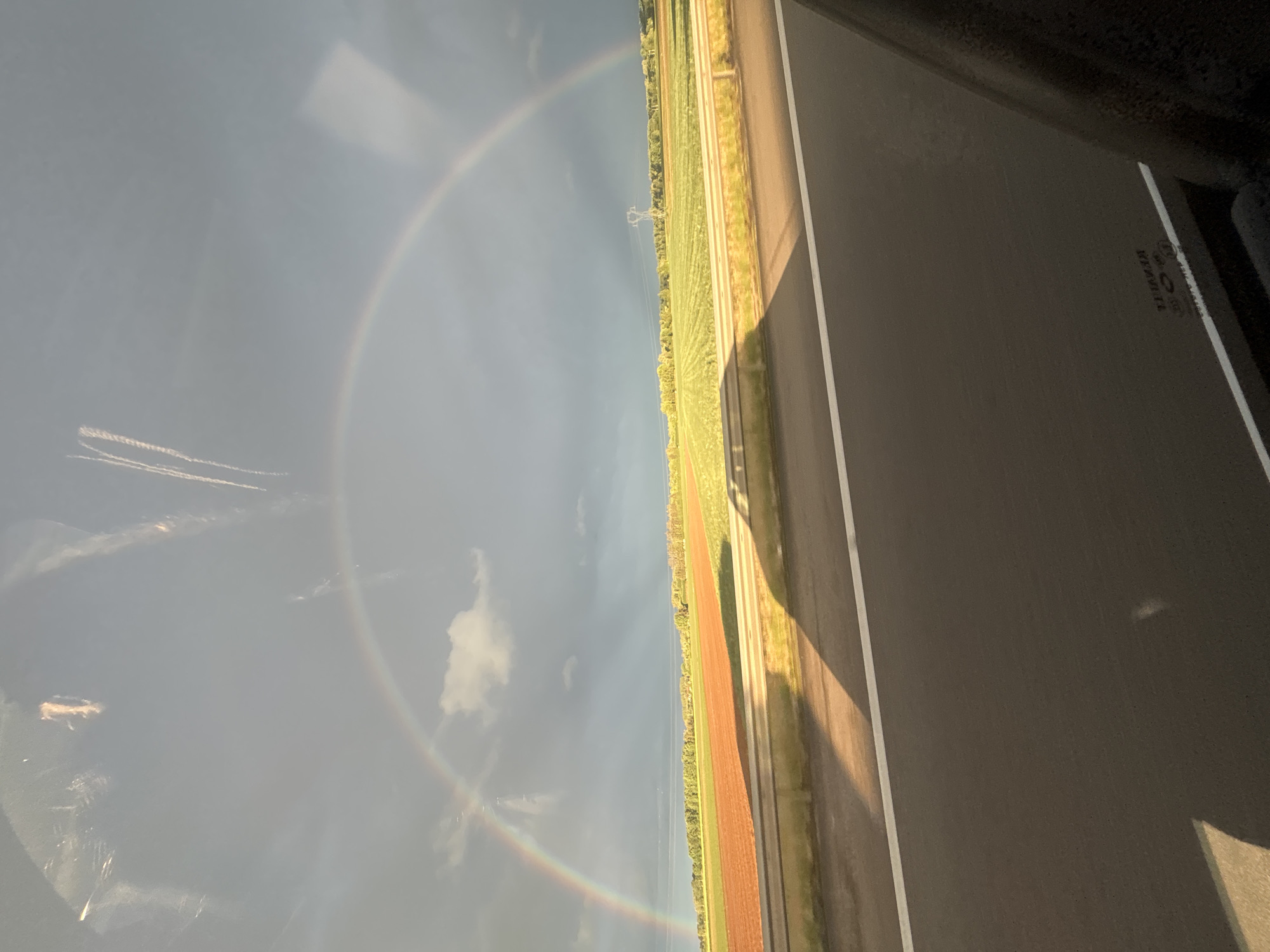 Rainbow spotted across Alsace region in eastern France