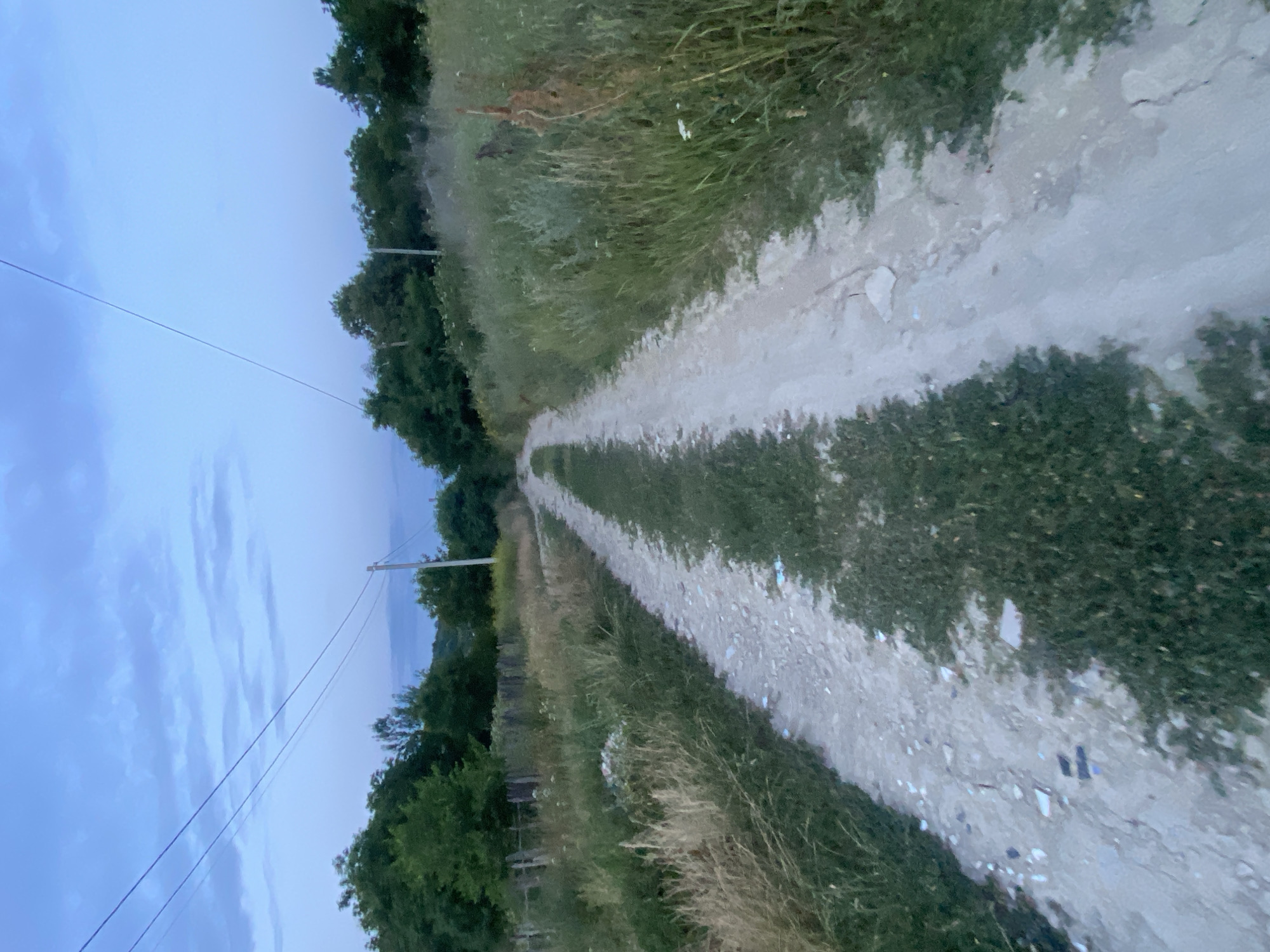 Dusk settles over a quiet rural corner of Horodca, Moldova
