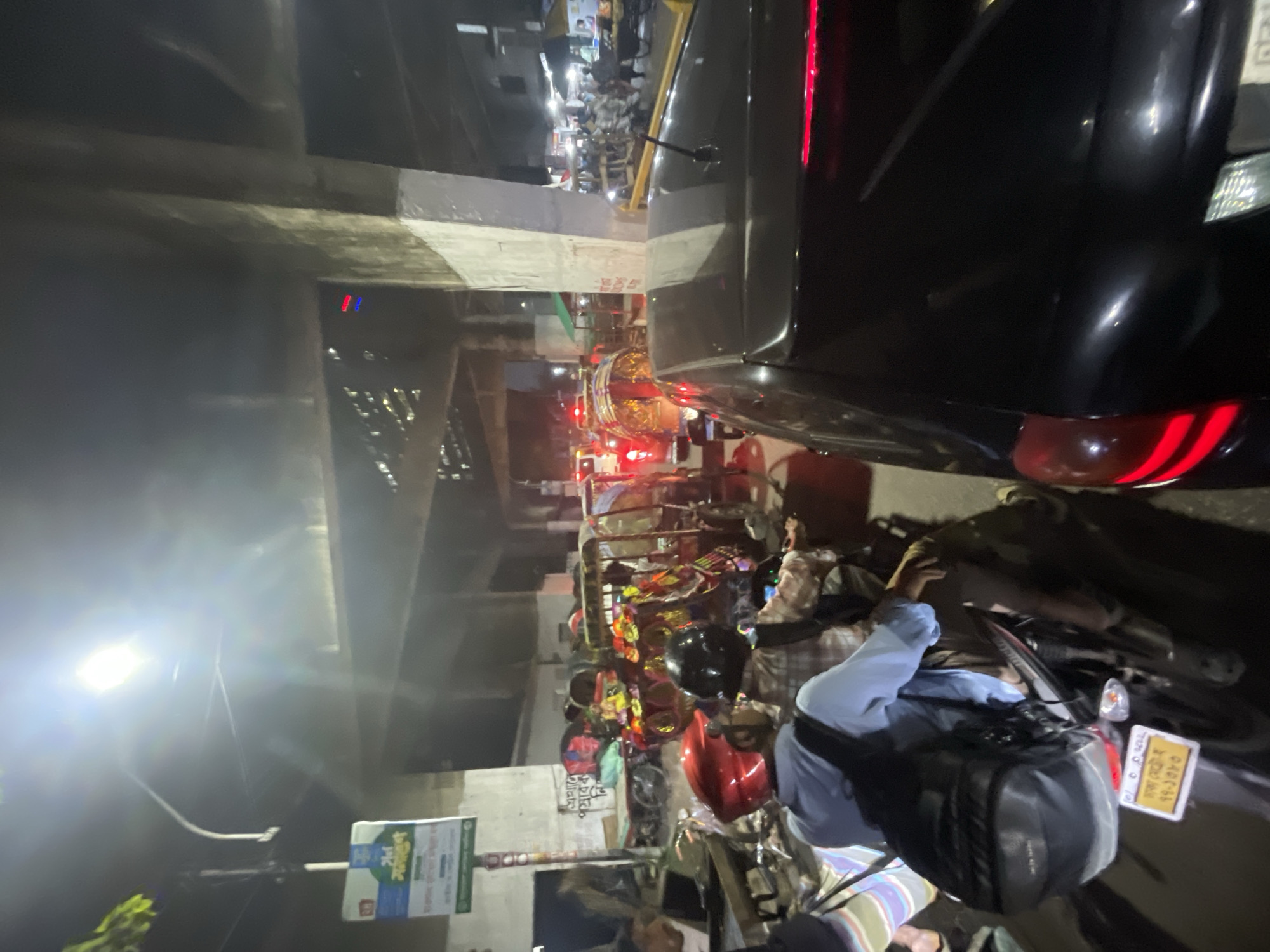 Nighttime urban scenes documented across Dhaka infrastructure and streets