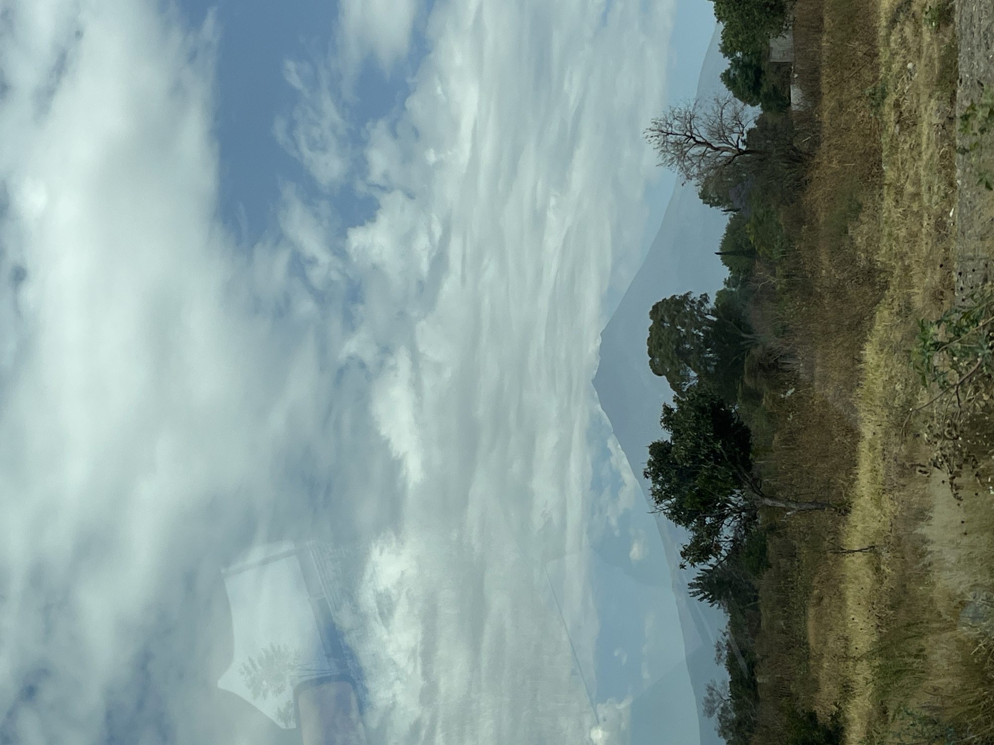 Rural landscape view captured in Atlixco, Mexico