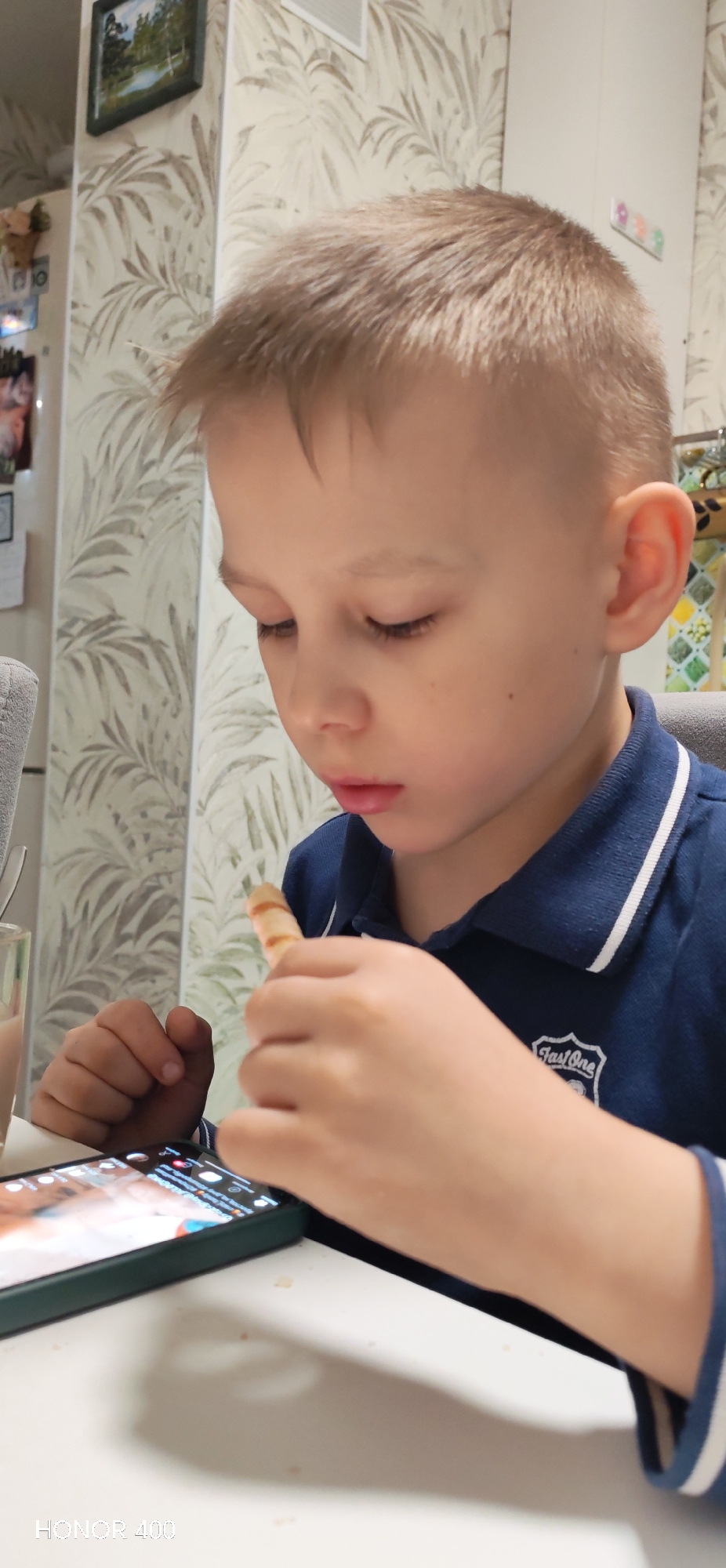 Late-night cooking and dining captured in Russian household
