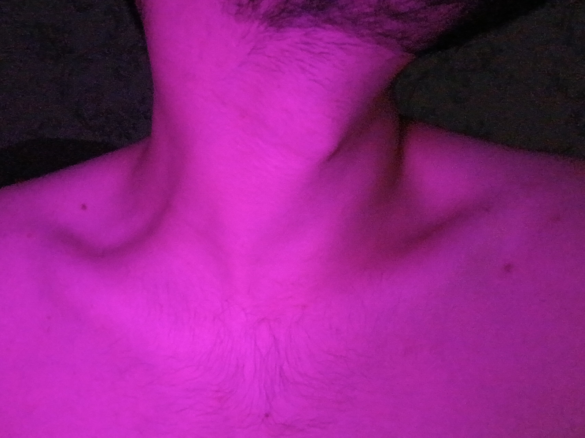 Close-up portrait shots under moody colored lighting in Uzbekistan