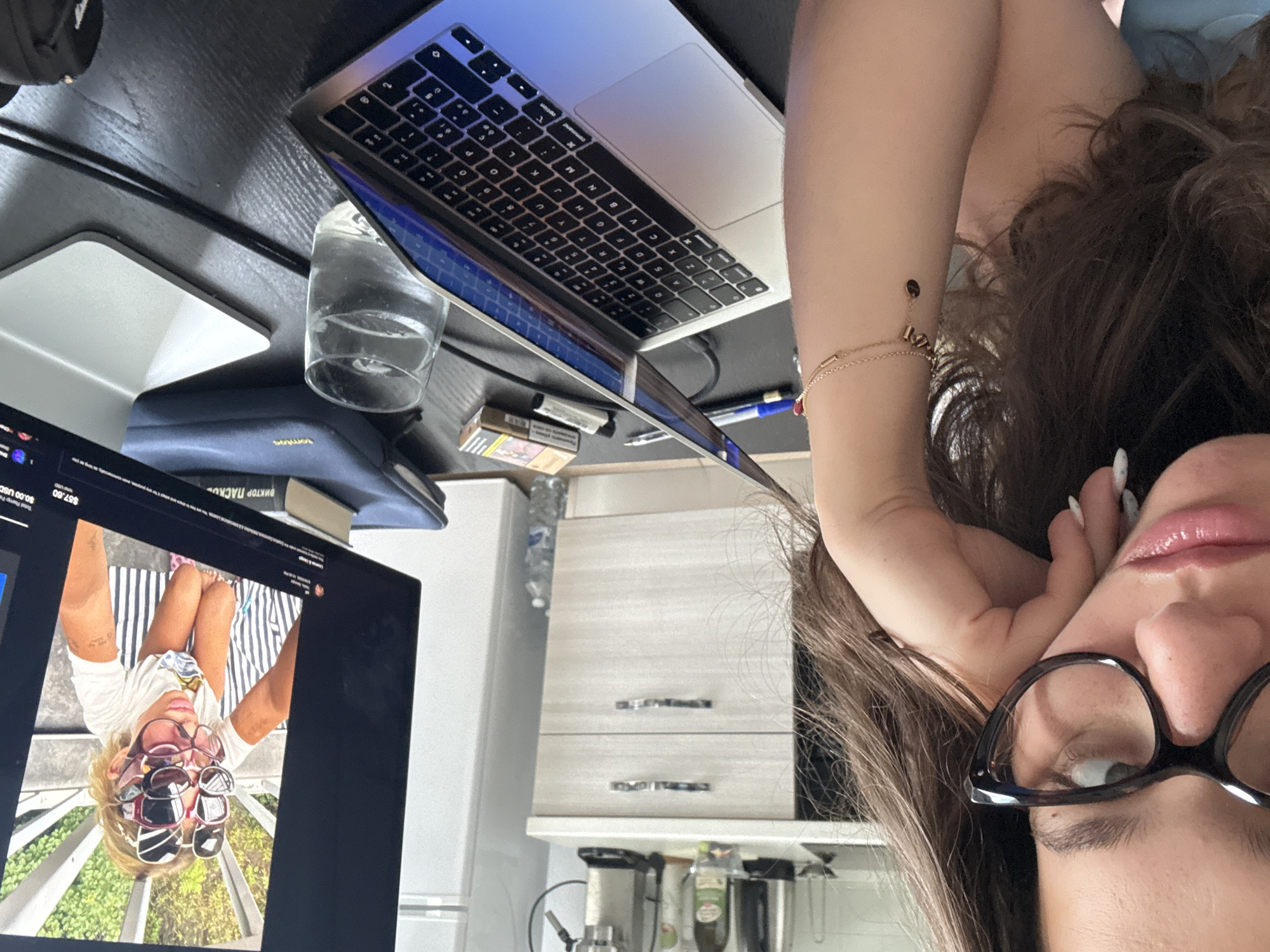 Milan posts mix a candid pose with an anti-fake warning