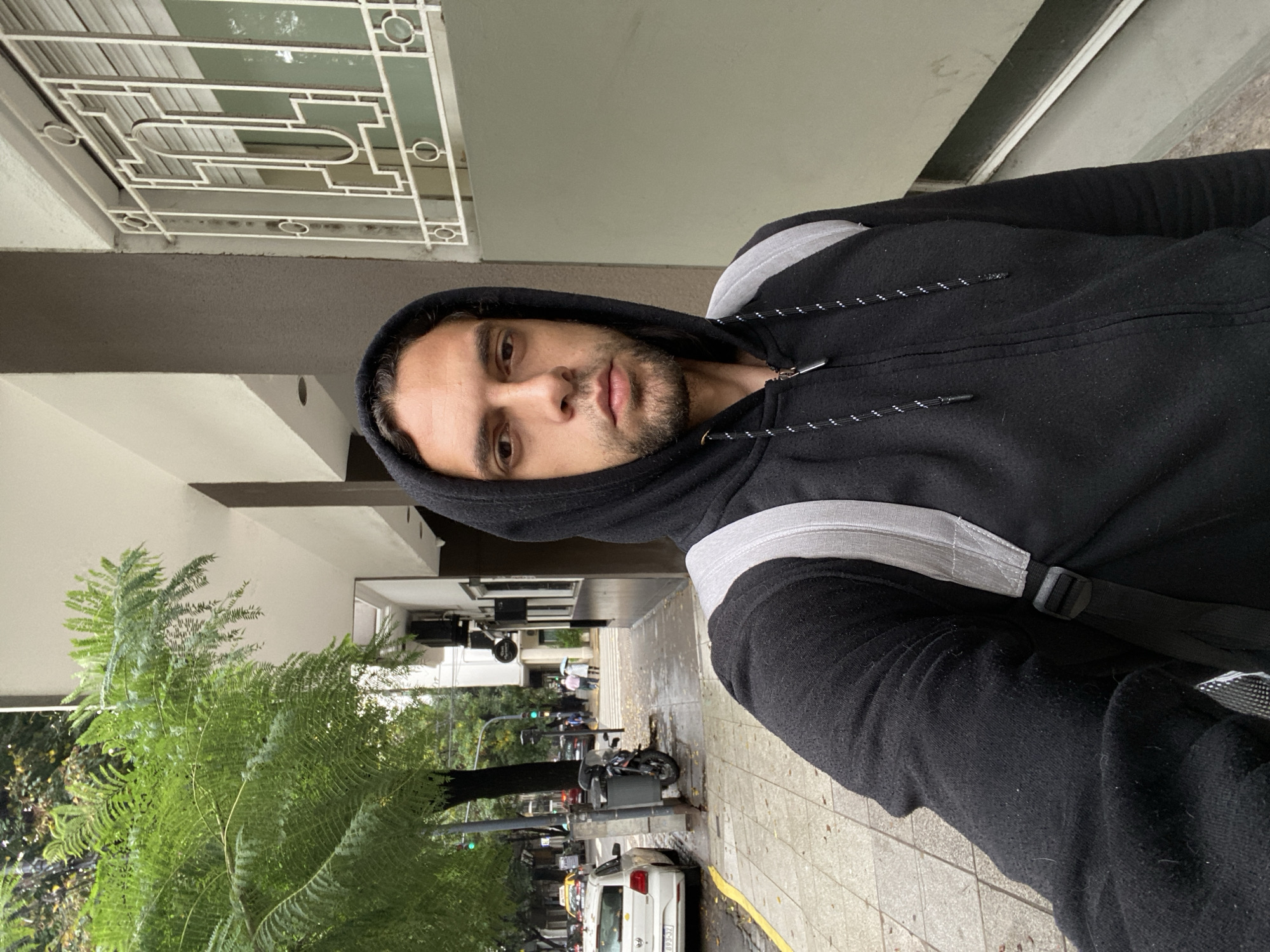 Man takes selfie outdoors in Buenos Aires