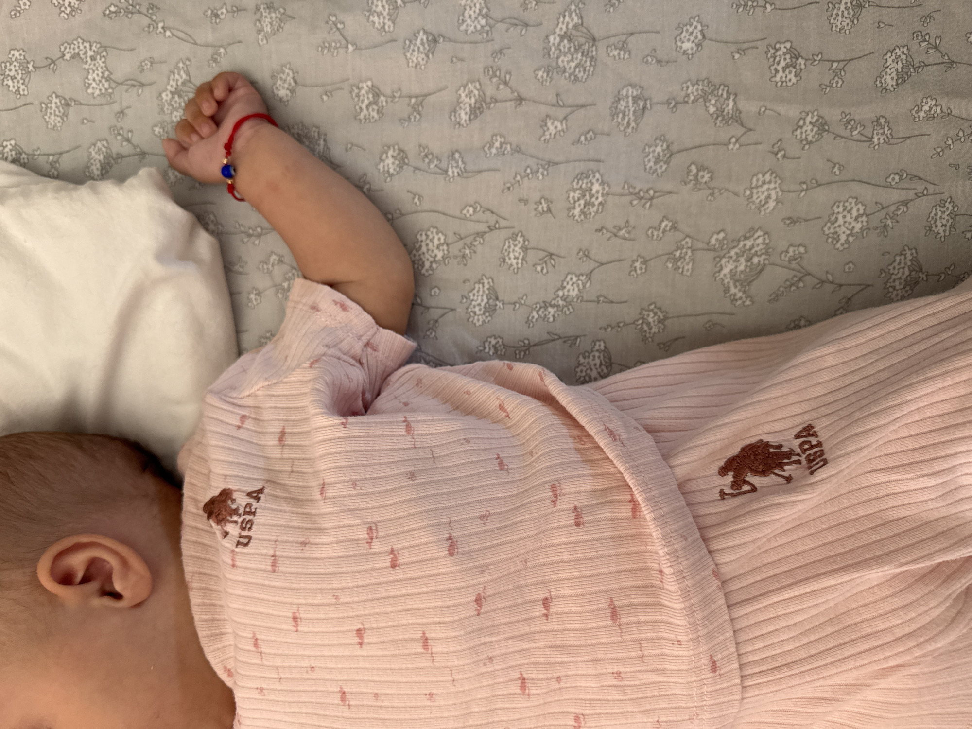 Family moments with sleeping baby captured in Velingrad, Bulgaria