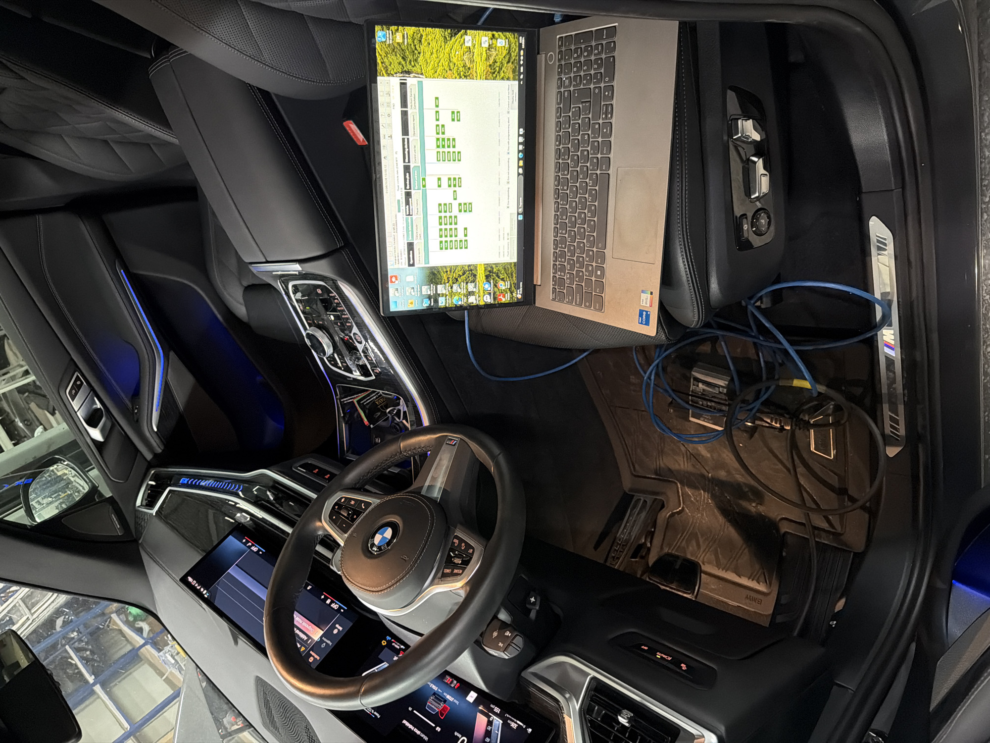 BMW collision repair operations documented in Burgas auto shop
