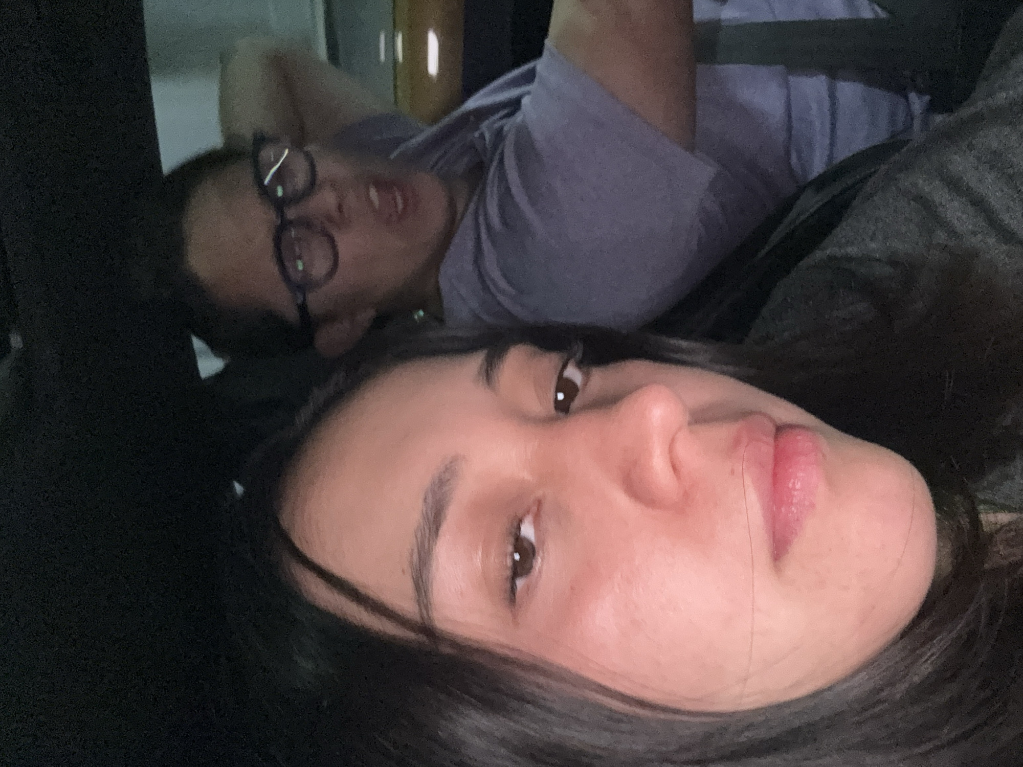 Two people lying together in Puebla