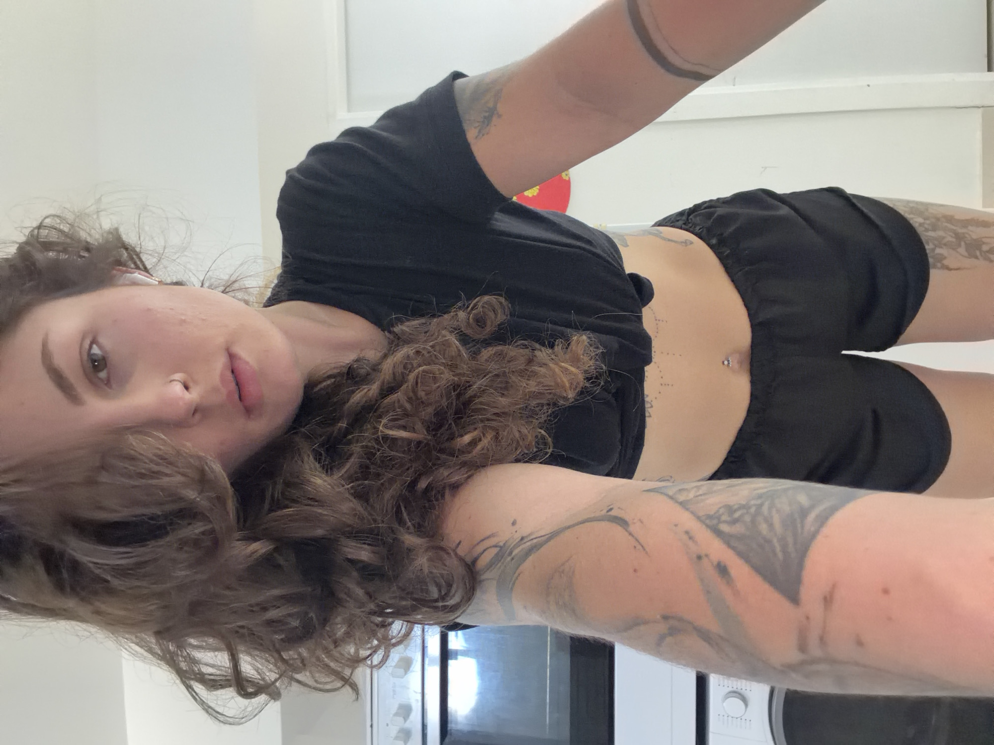 Woman takes selfies, dances at home in Kiryat Bialik