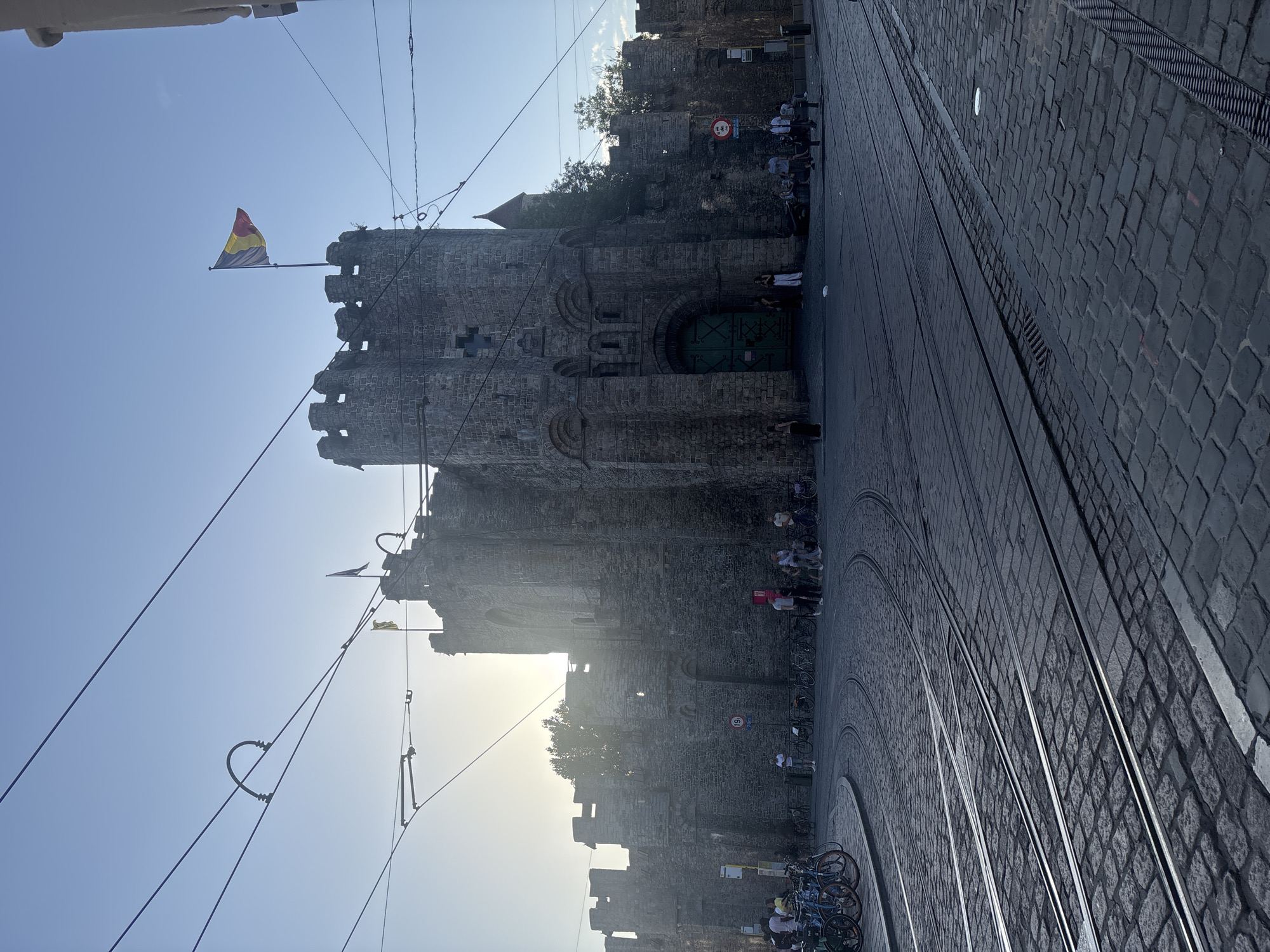 Sunny afternoon along Ghent's medieval streets and castle