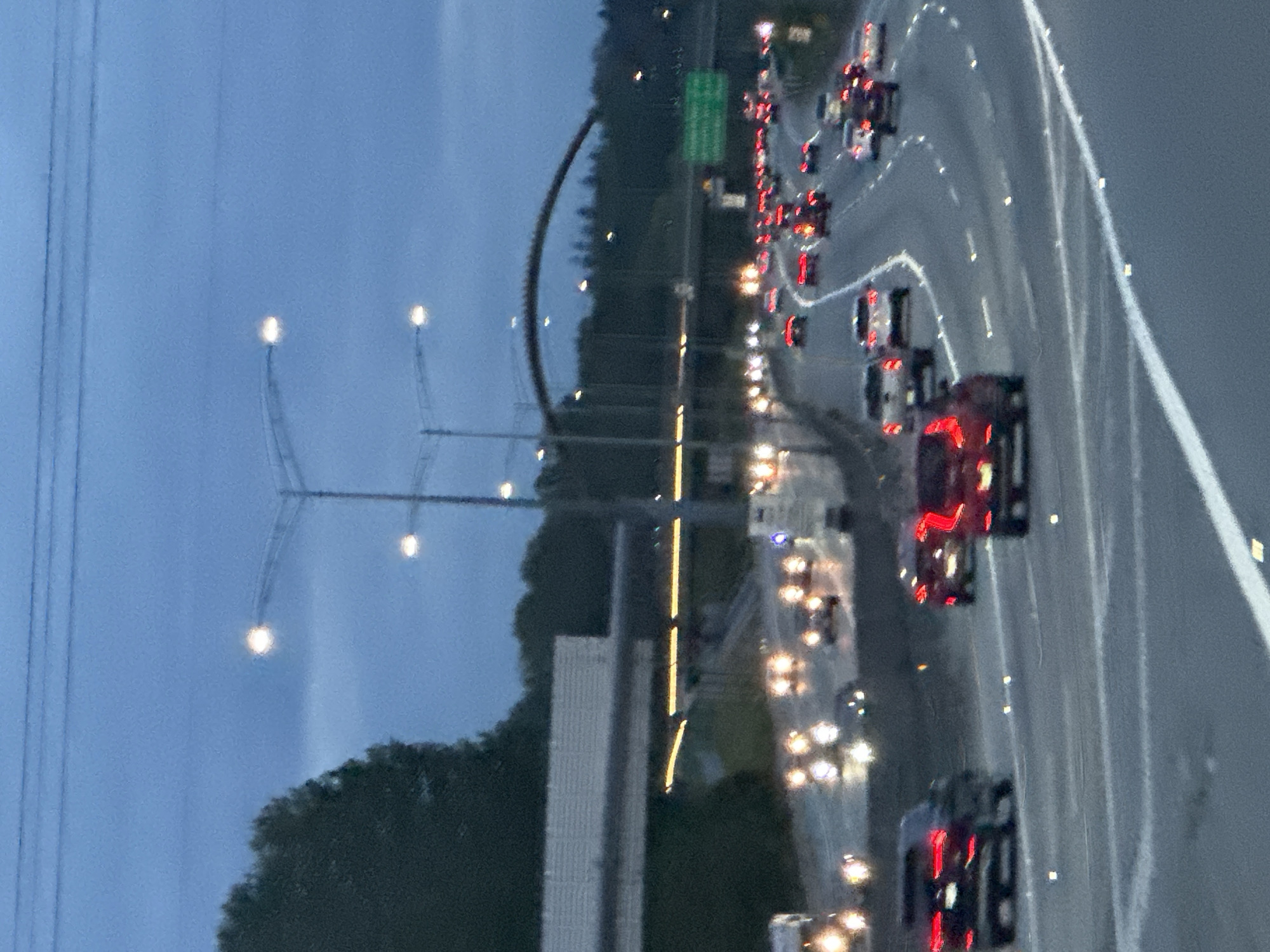 Nighttime highway and outdoor scenes documented in Burnaby