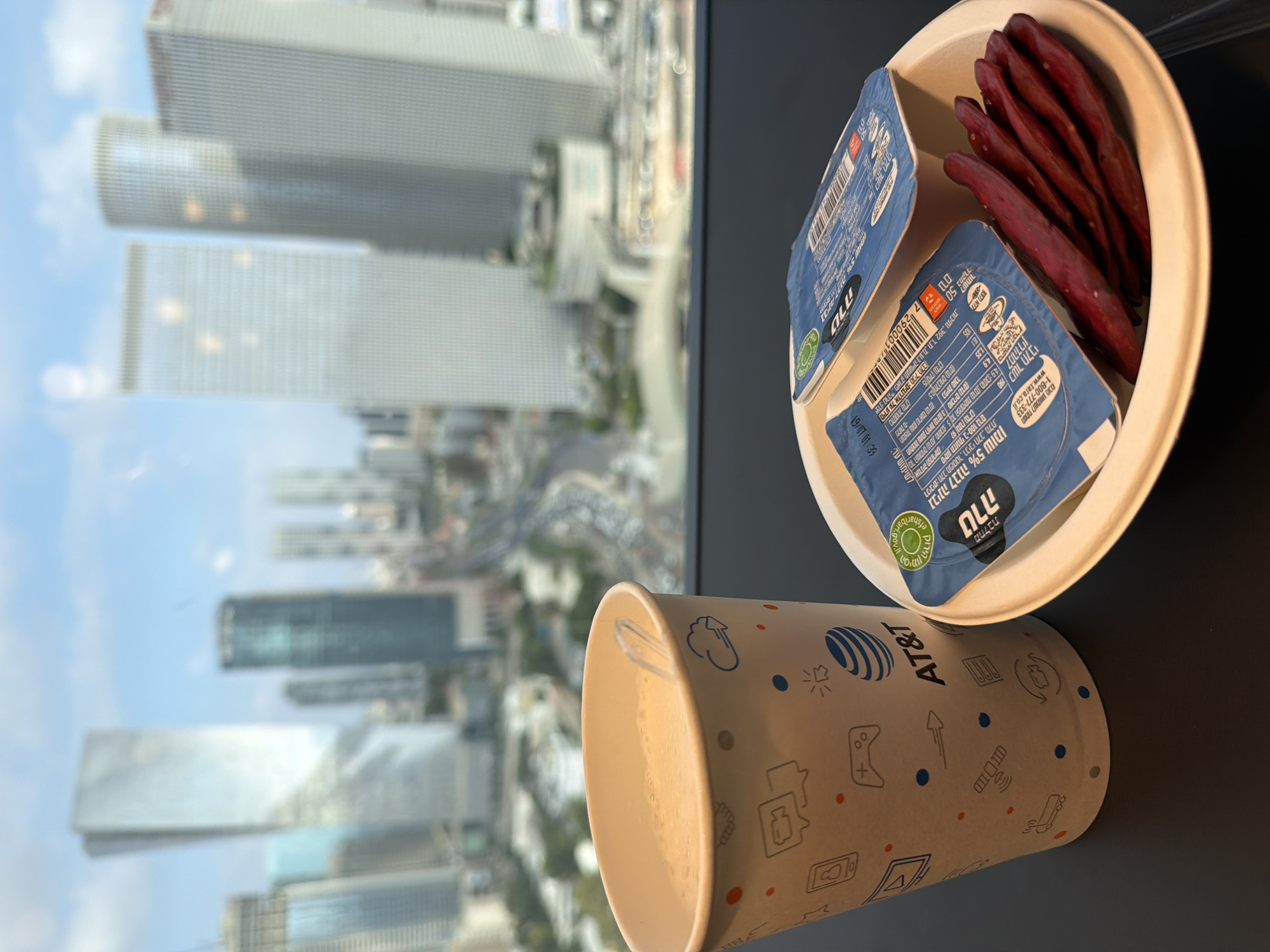 Snacks and skyline: Tel Aviv from a high vantage point