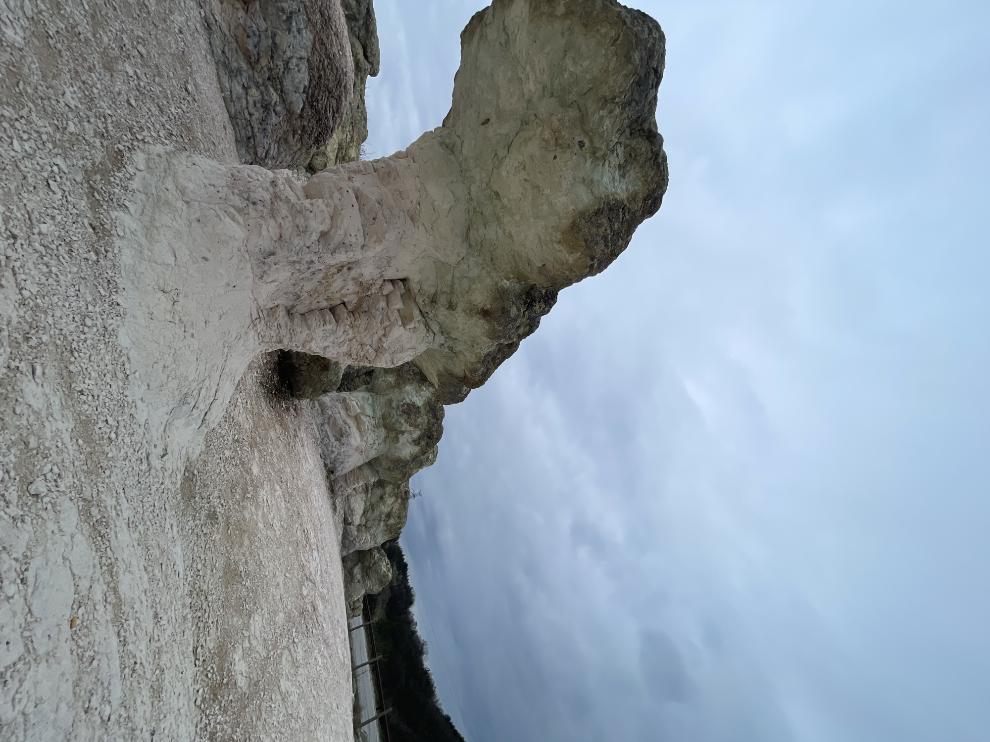 Visitors explore Stone Mushrooms rock formations in Bulgaria