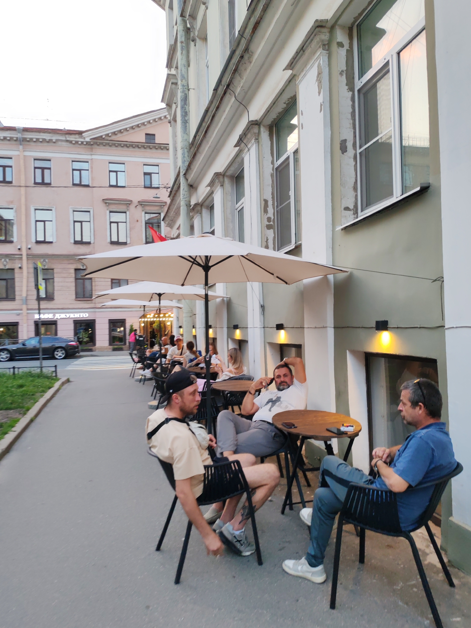 Inside Saint Petersburg's Berthold Centre courtyard scene
