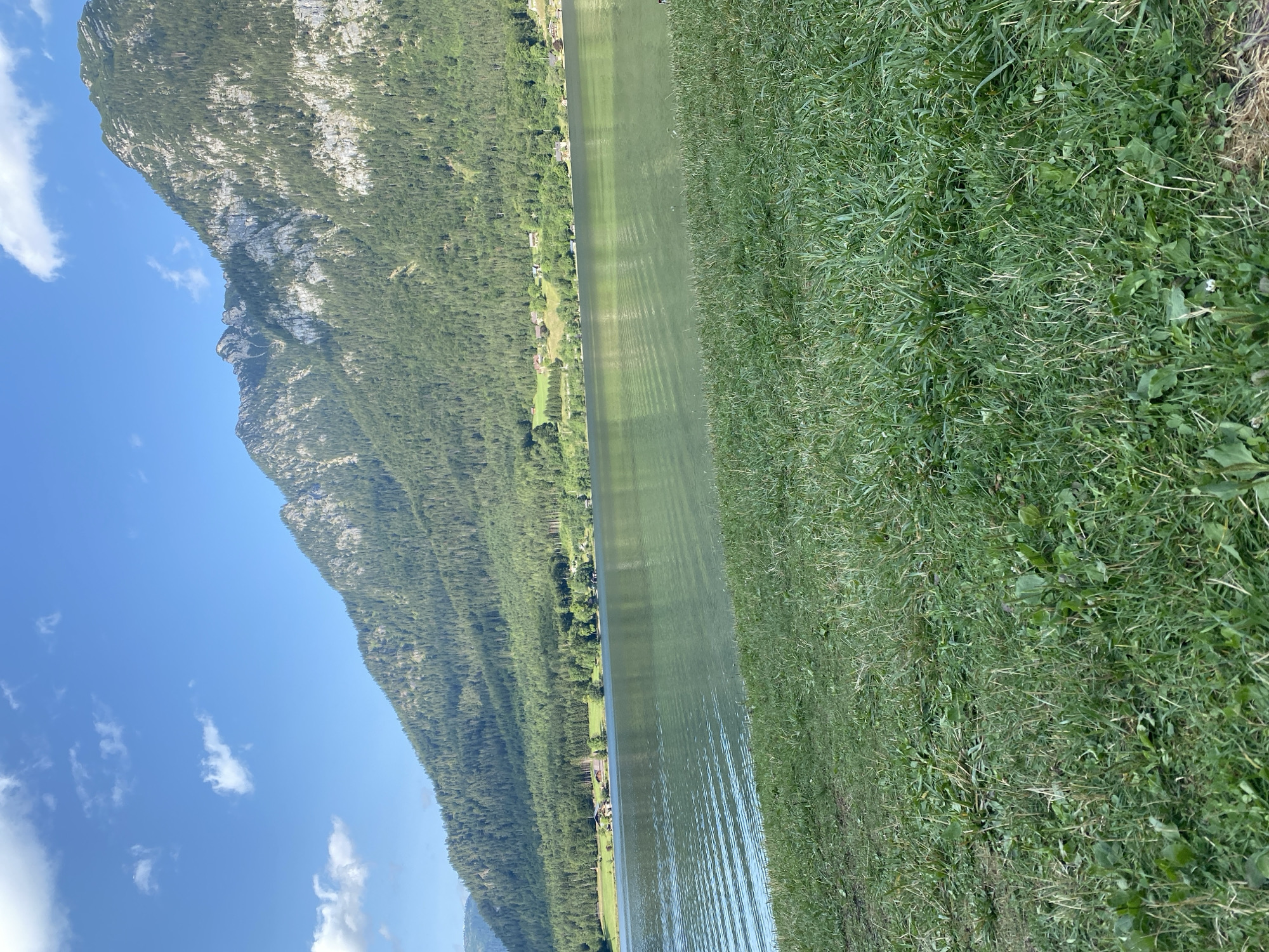 Hallstätter See framed by mountains and shoreline buildings