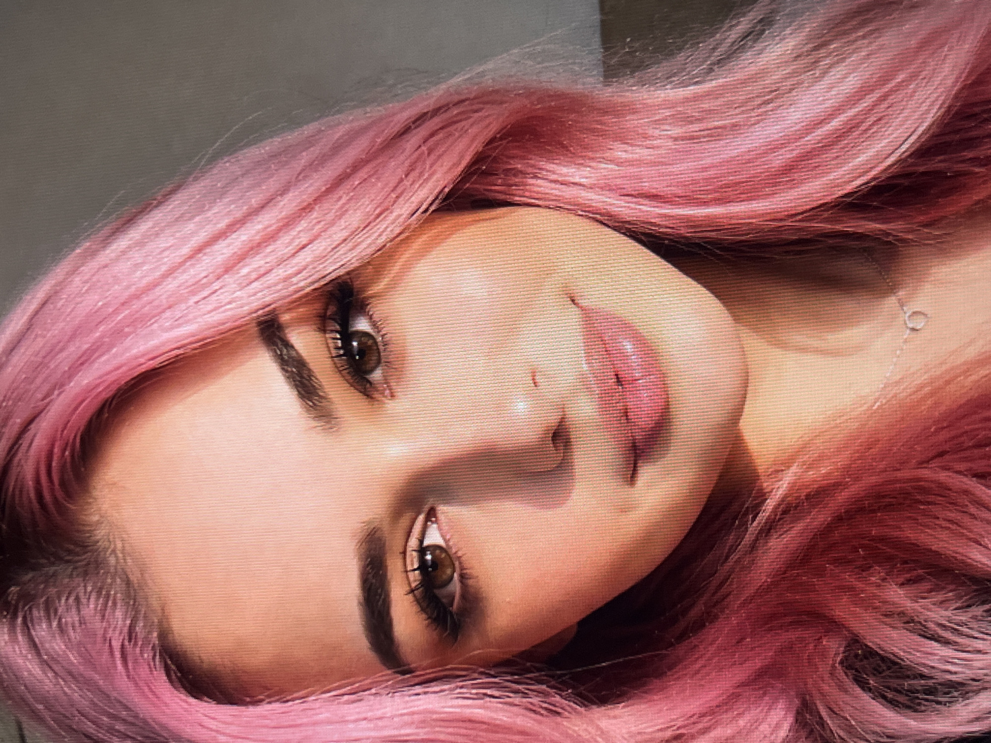 Late-night bedroom selfies and ambient light photography