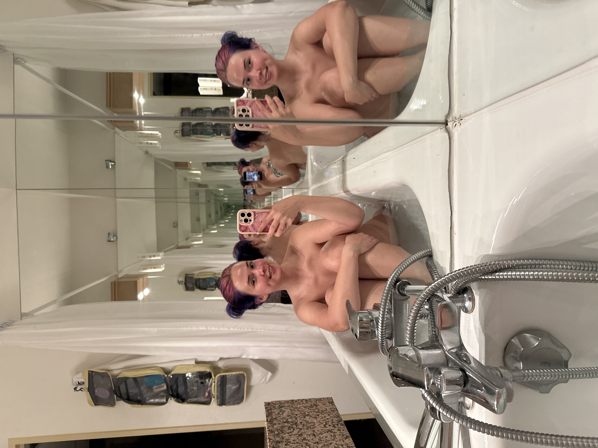 Woman celebrates first bathtub access in years with social documentation