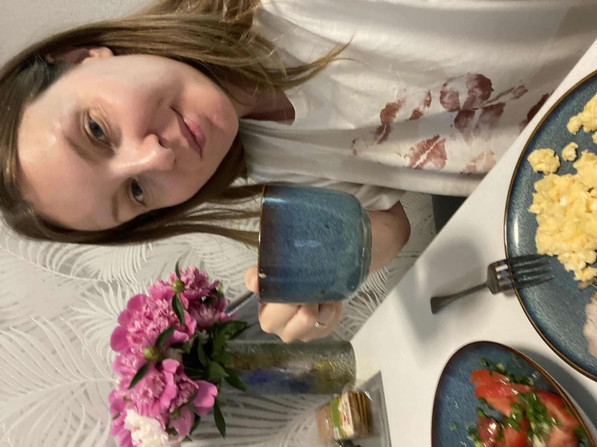Morning moments and peonies in Noviy, Russia