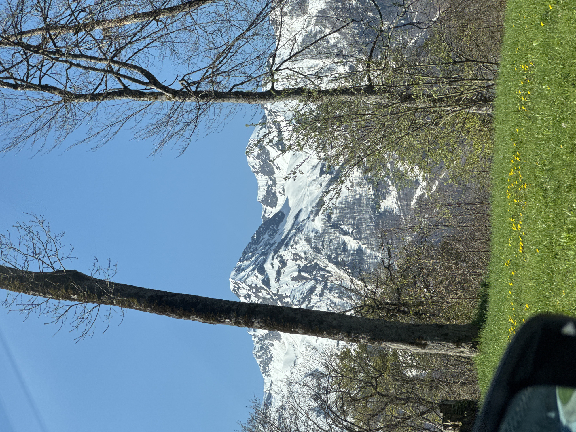 Mountain landscape photographed in Estosadok, Russia