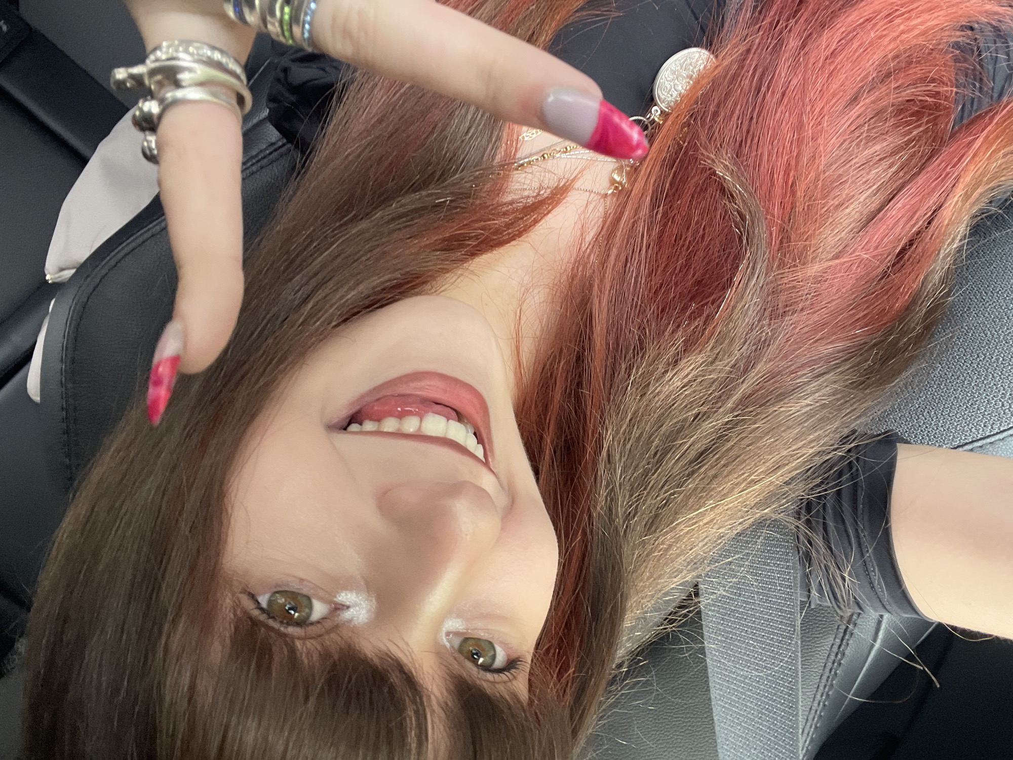 Woman Takes Early Morning Selfies in Car in Raanana
