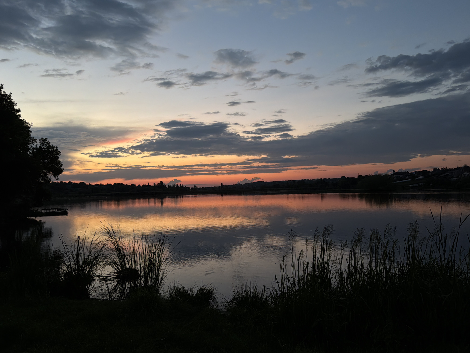 Rural dusk scenes caught during a vivid golden hour