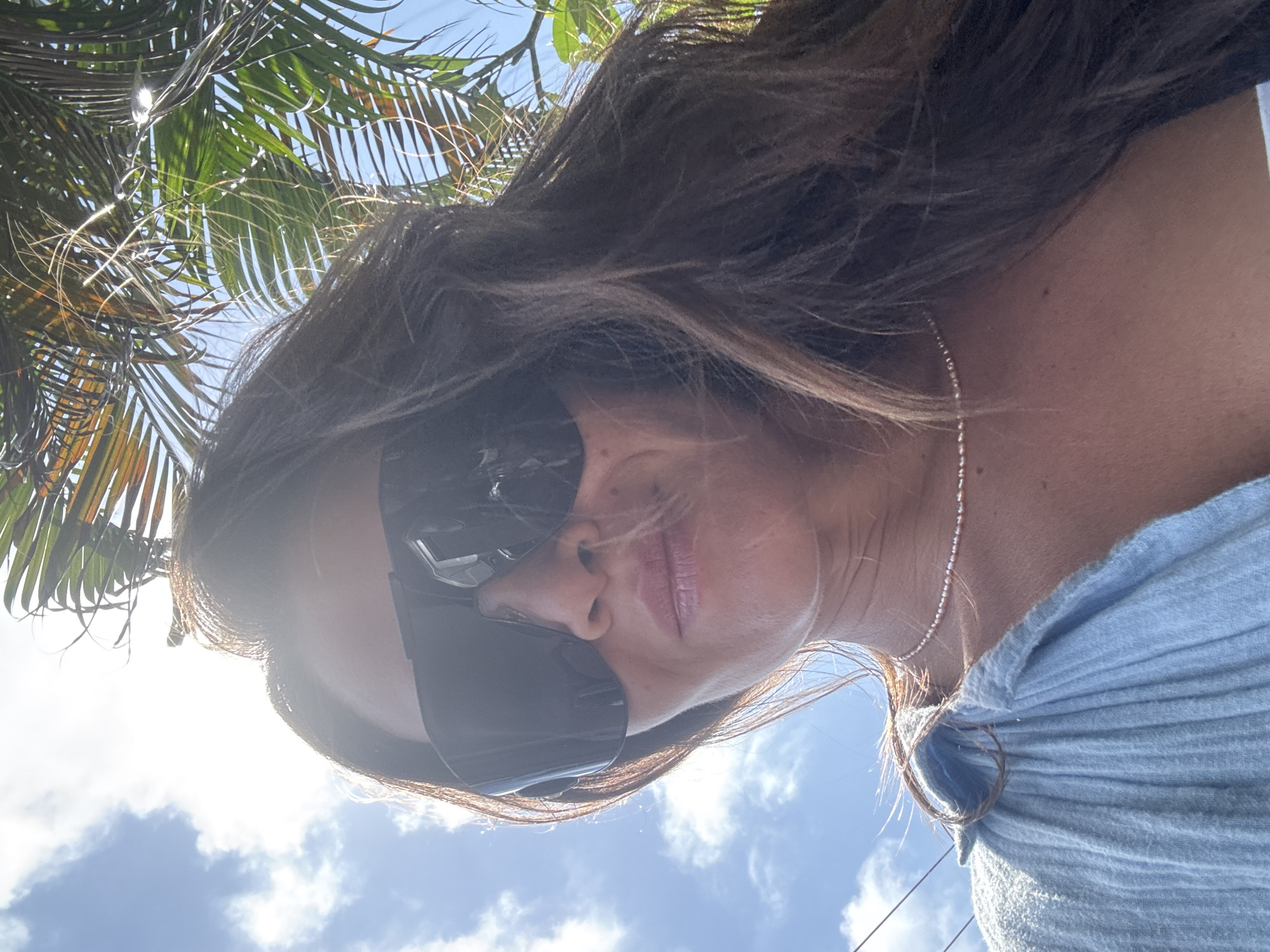 Sunny selfie moment in Kuta Selatan, Bali