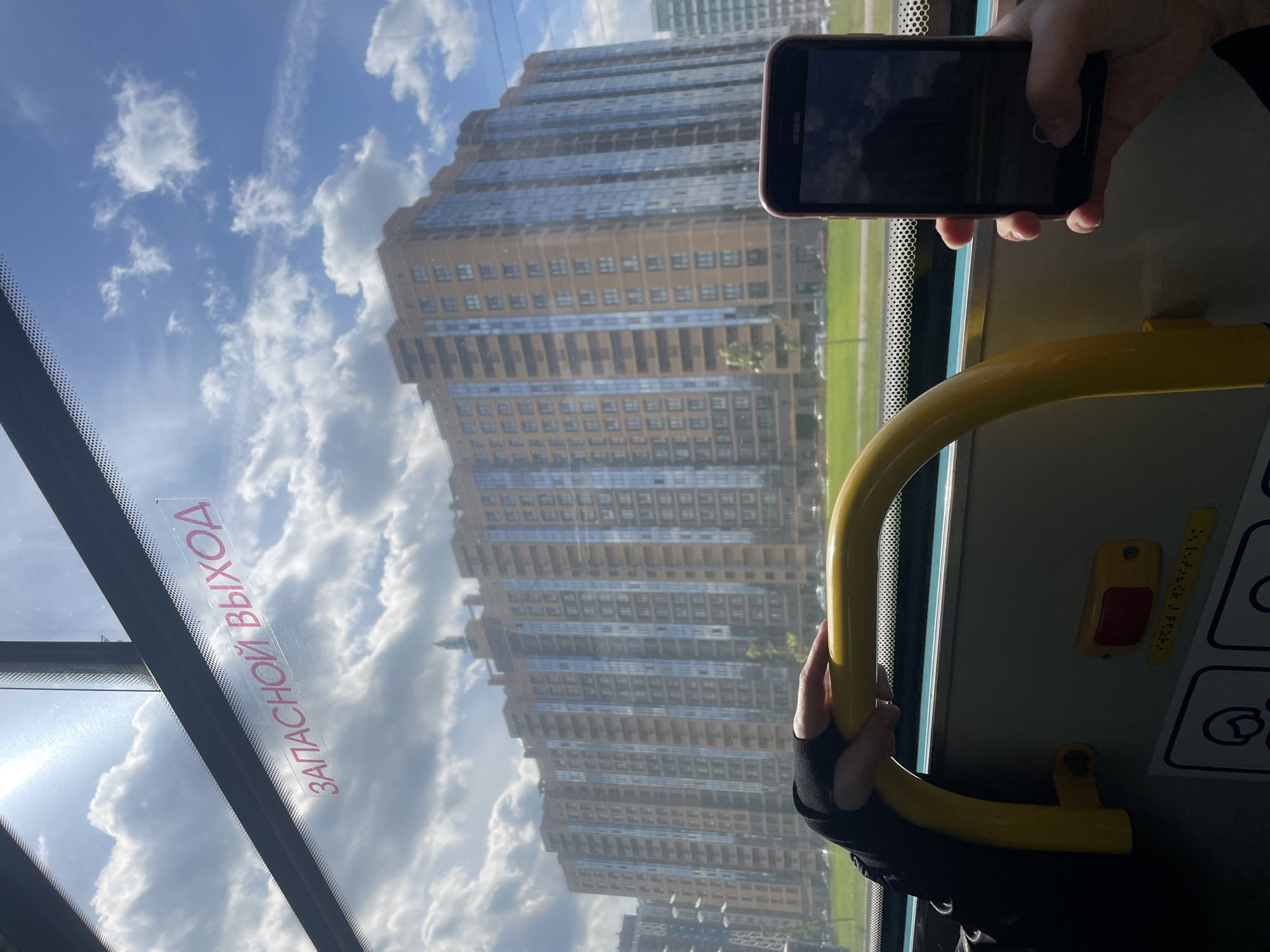 Morning commute captured on Saint Petersburg public transport