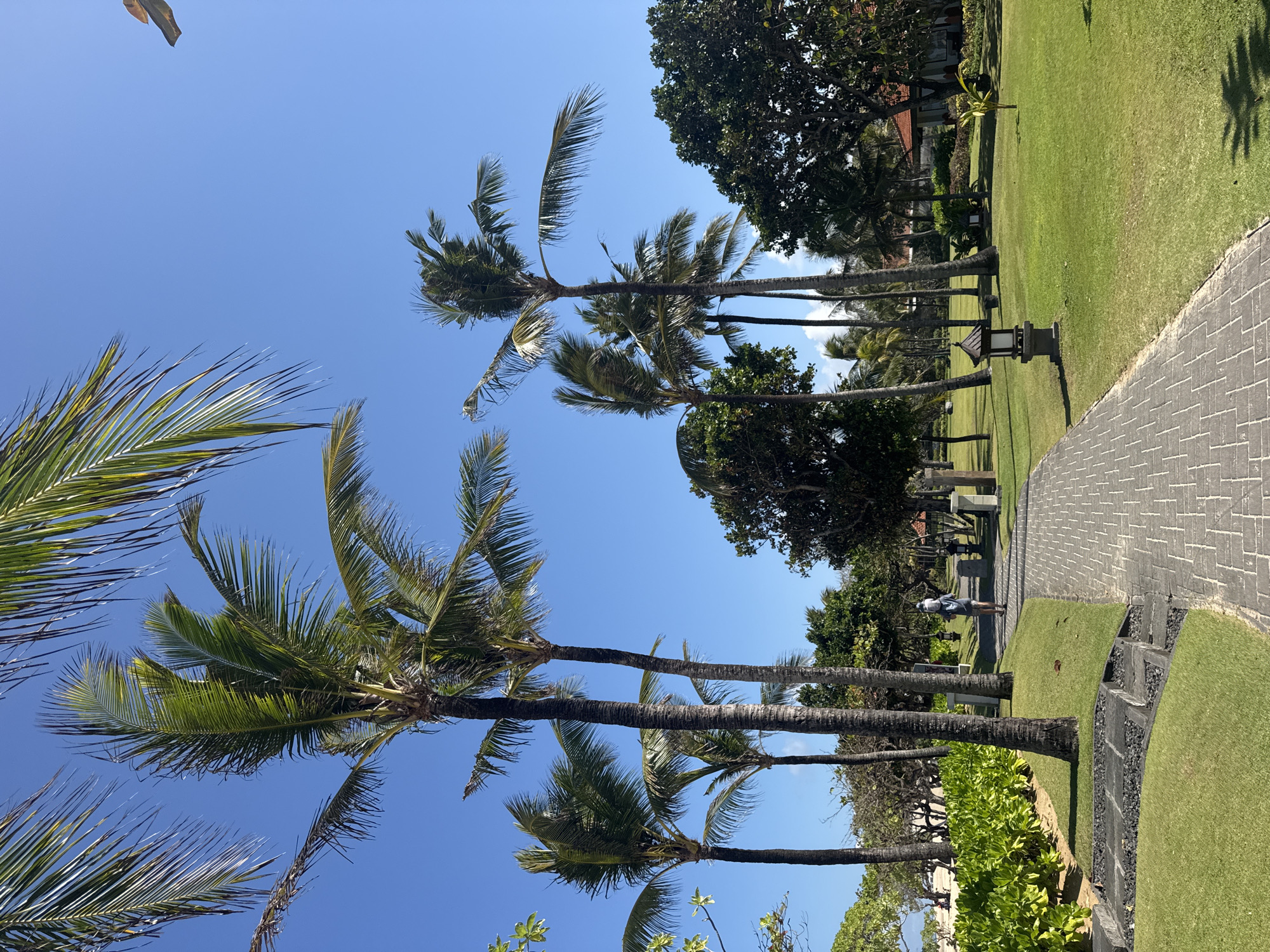 Wandering the grounds of a traditional Balinese resort in Kuta Selatan