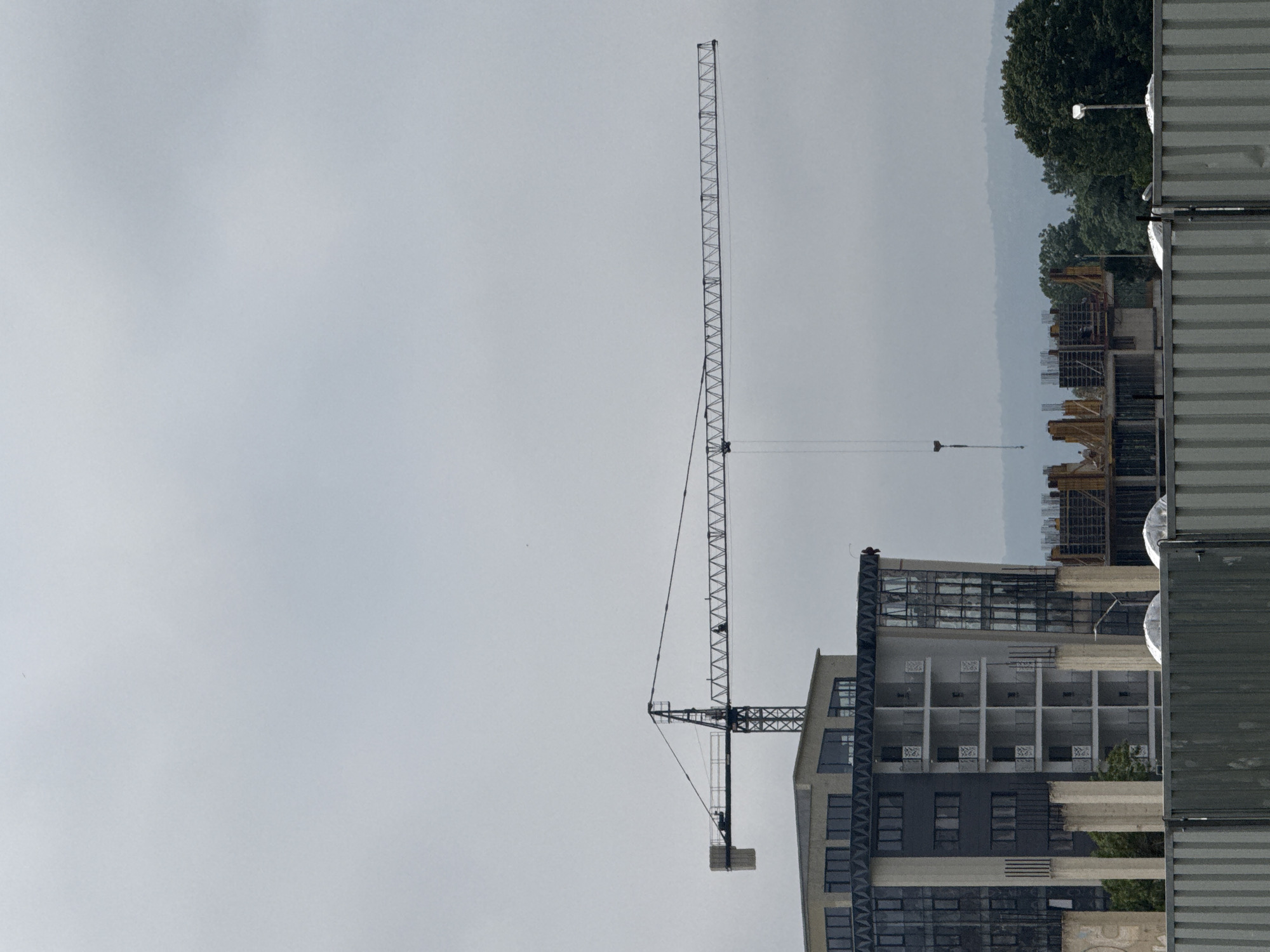 Morning urban scenes documented across Varna, Bulgaria construction areas