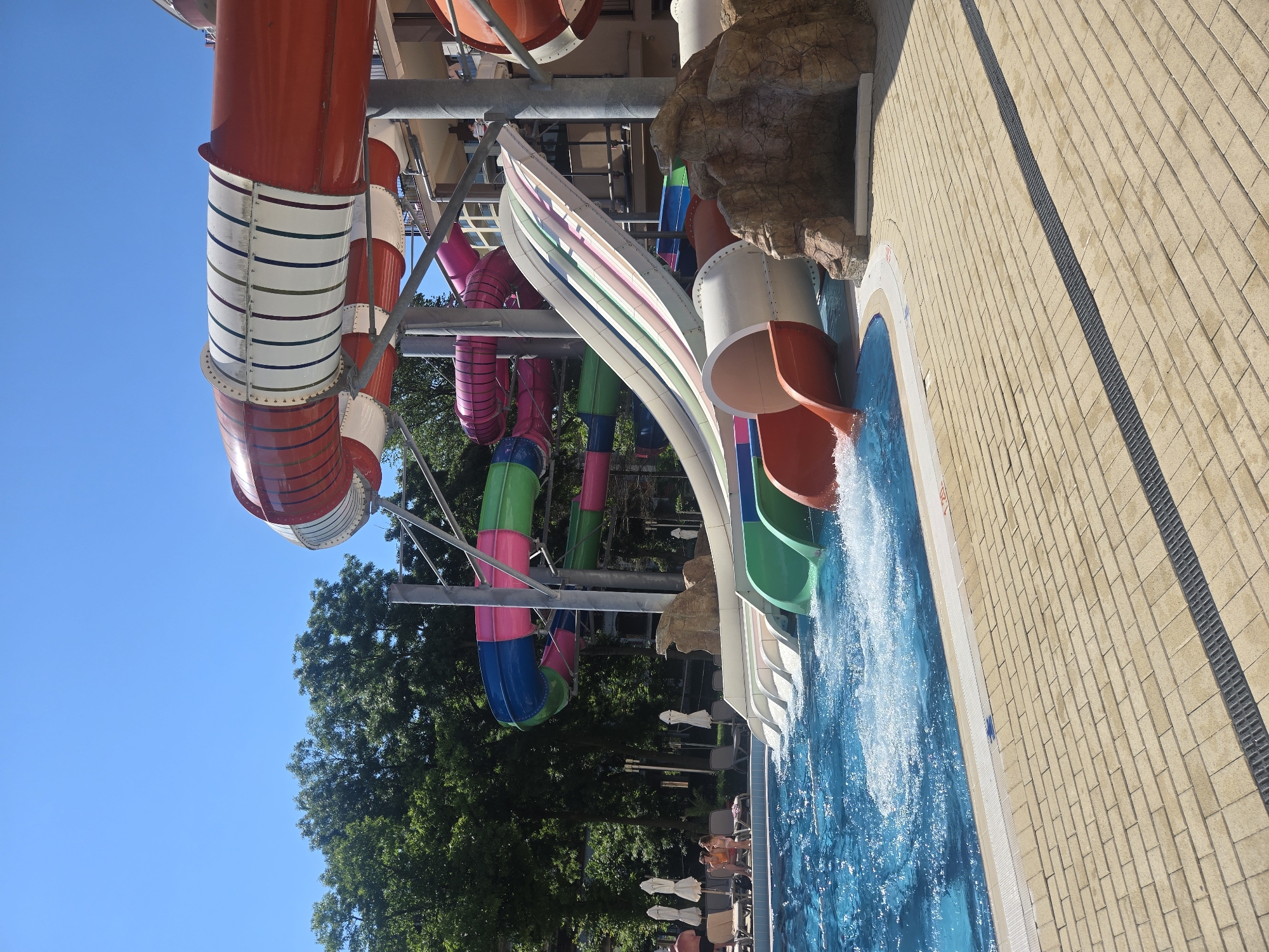 Early morning recreation captured at Nesebar water park and coast