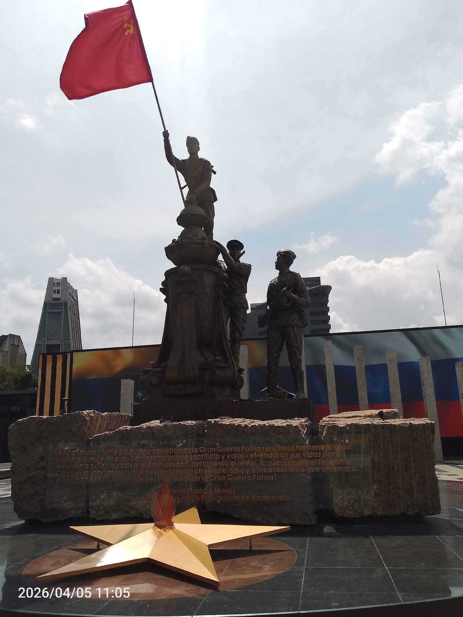 Urban scenes and memorial documented in Las Tejerías, Venezuela