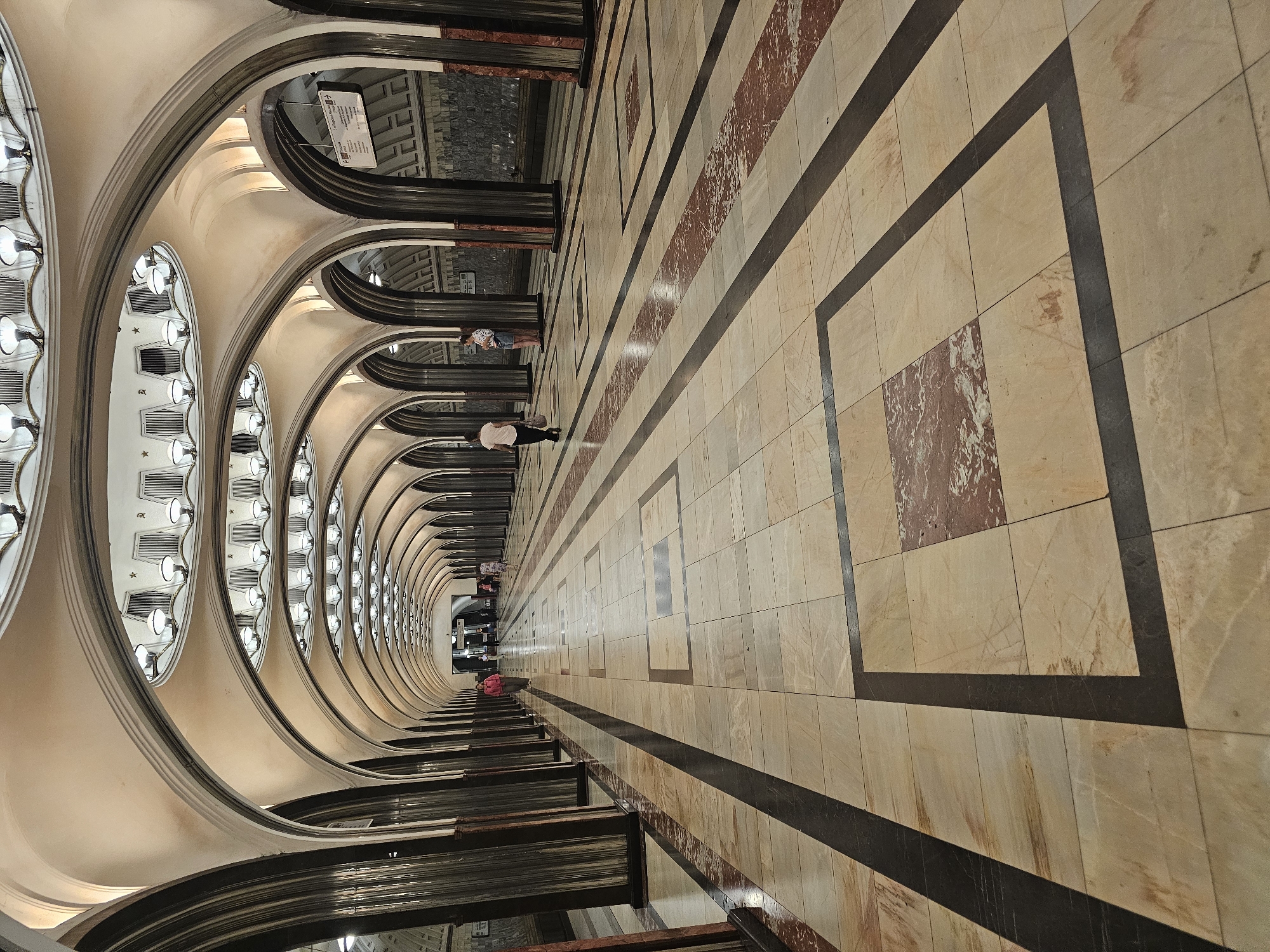 Moscow Metro station's grand architecture documented by witness