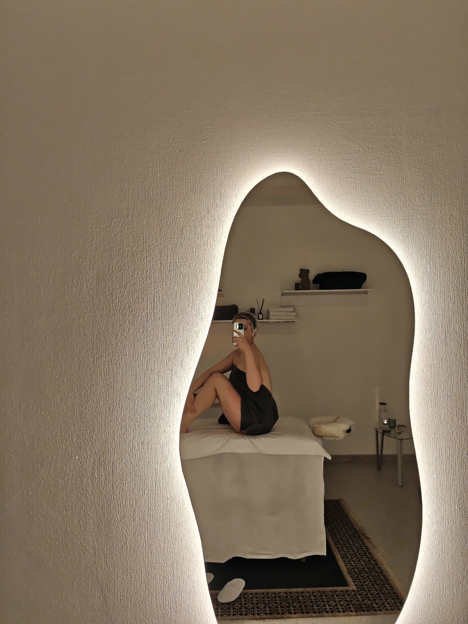 Spa client observed during treatment session in Vinnytsia
