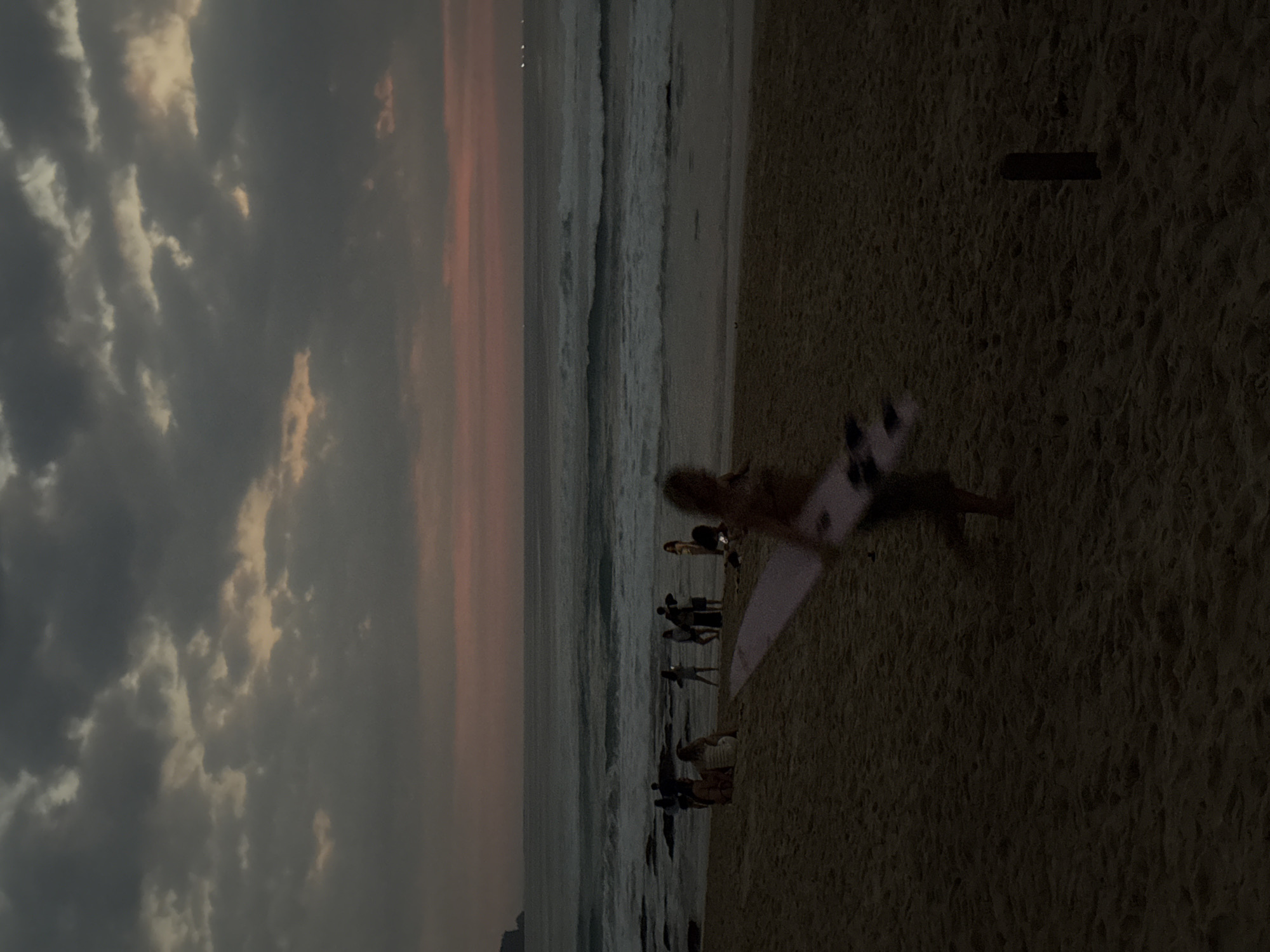 Dusk to dark along Kuta Selatan's beach and backstreets