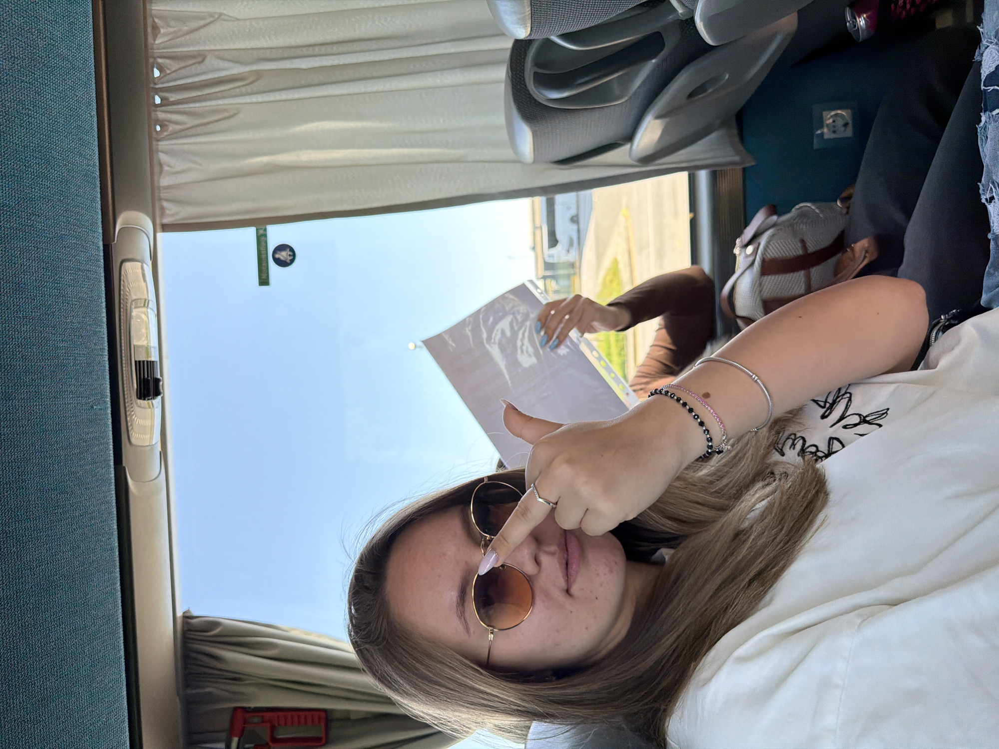 Young women document bus journey through Bulgarian border town