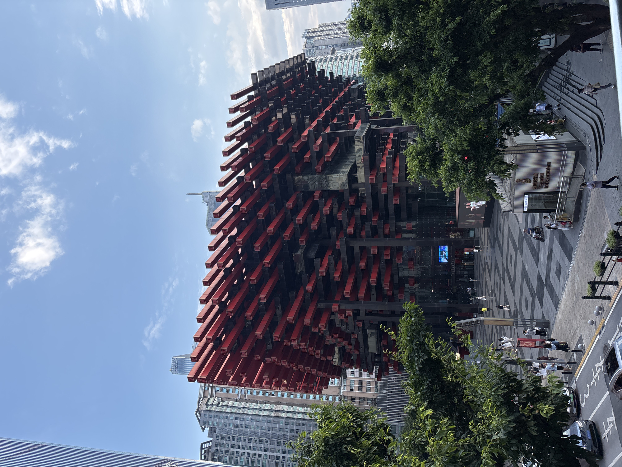 Street life and skyline views across Chongqing's Yuzhong District