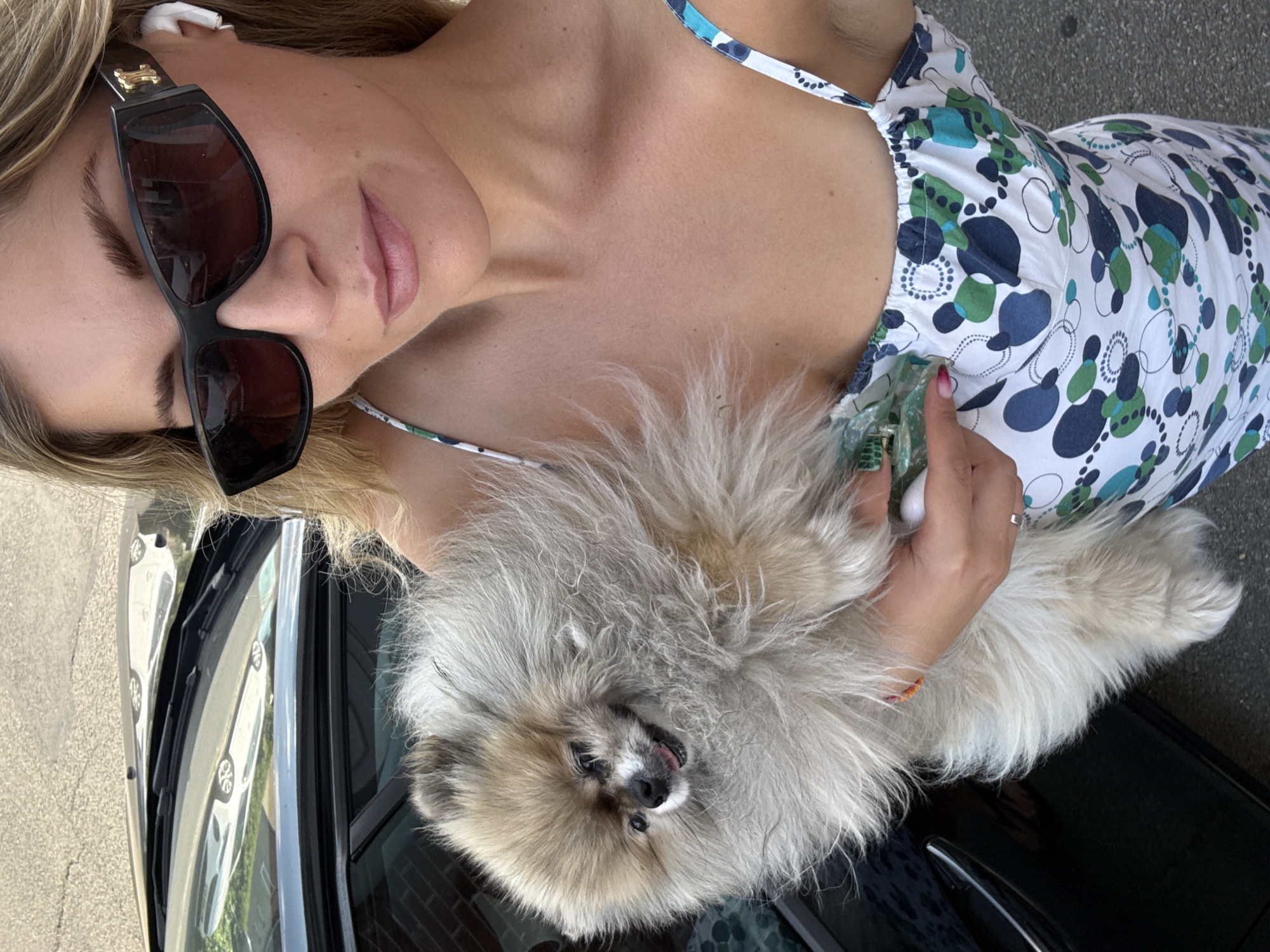 Afternoon out in Wattrelos with a Pomeranian in tow