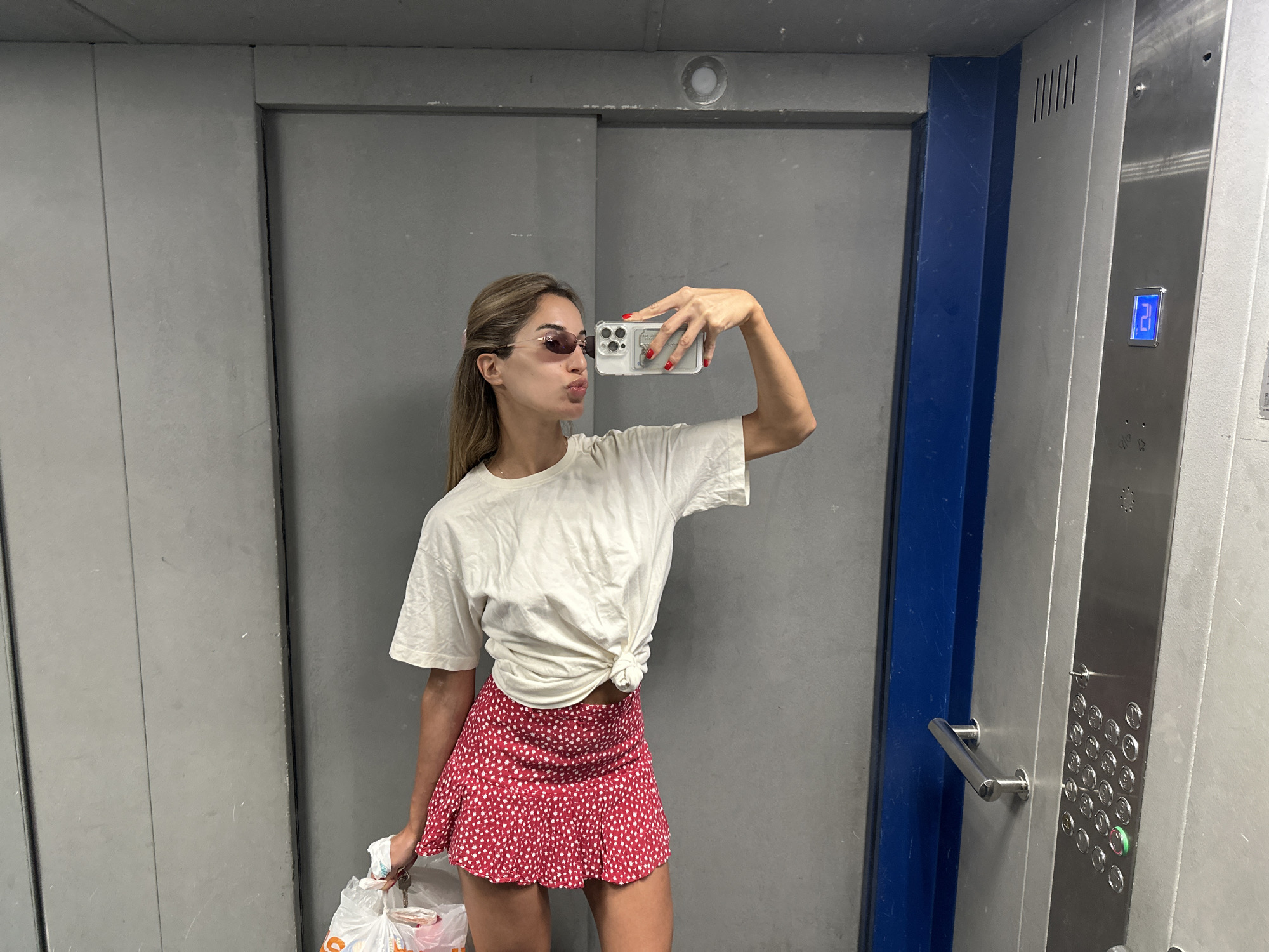 Selfies, a summer stroll, and fresh strawberries in Moscow