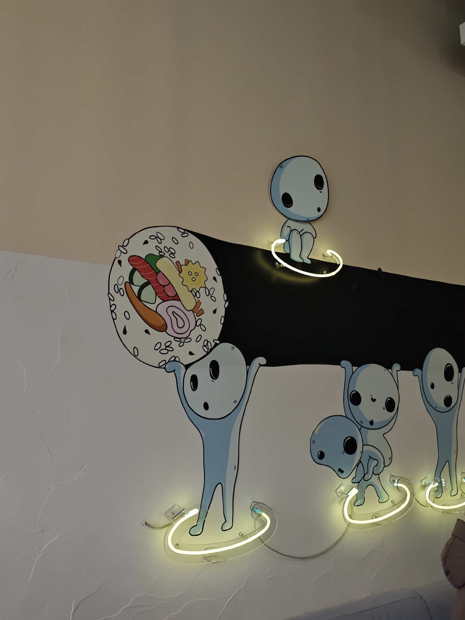 Studio Ghibli-inspired wall art spotted in Vinnytsia, Ukraine
