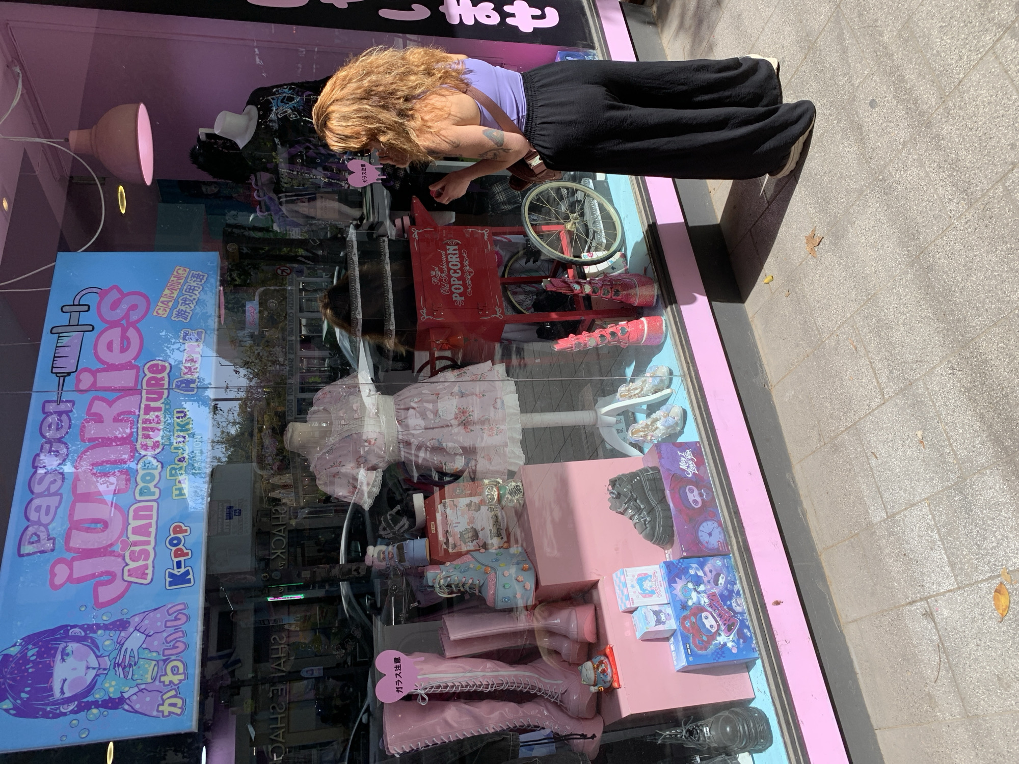 Street life documented at Tel Aviv storefronts Monday morning