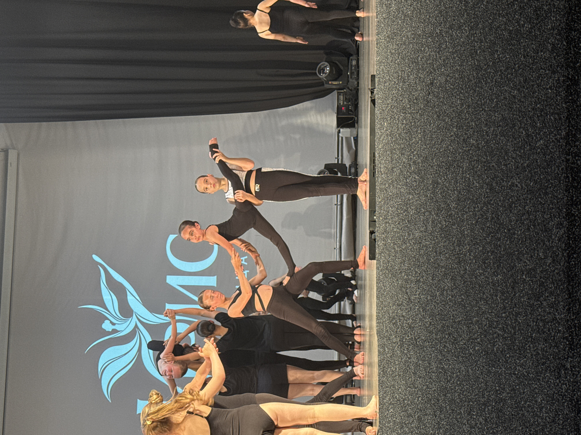 Youth dance troupe performs at Iris Dance Center, Sochi