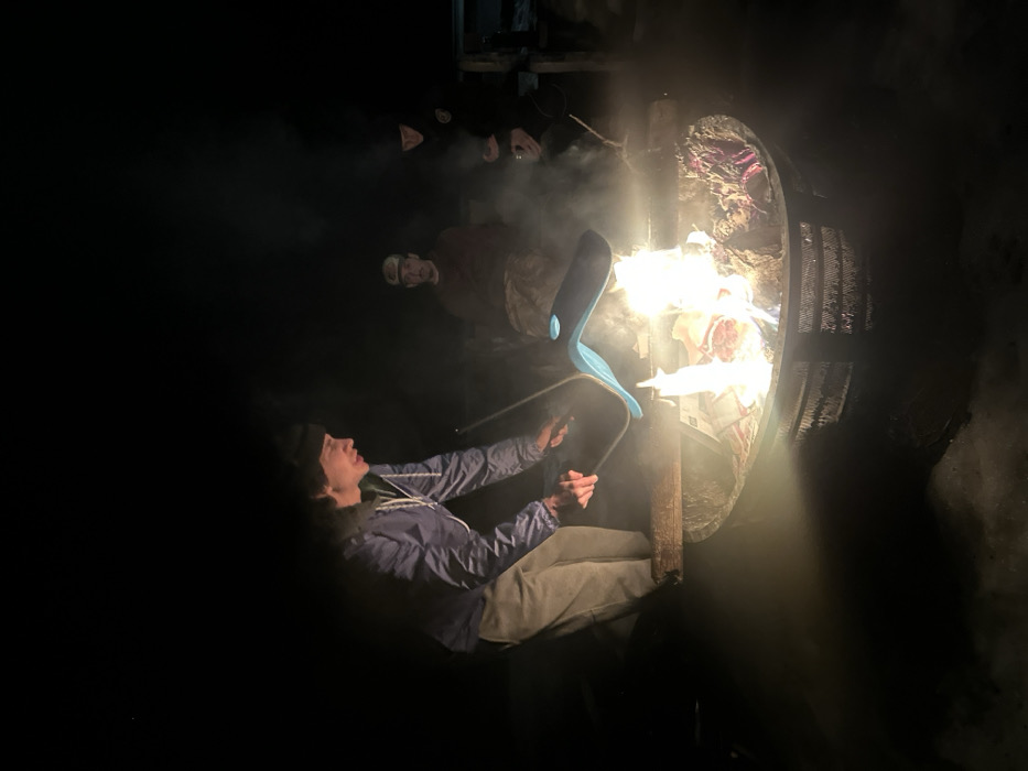 Man burns furniture in fire pit, Yellowhead County