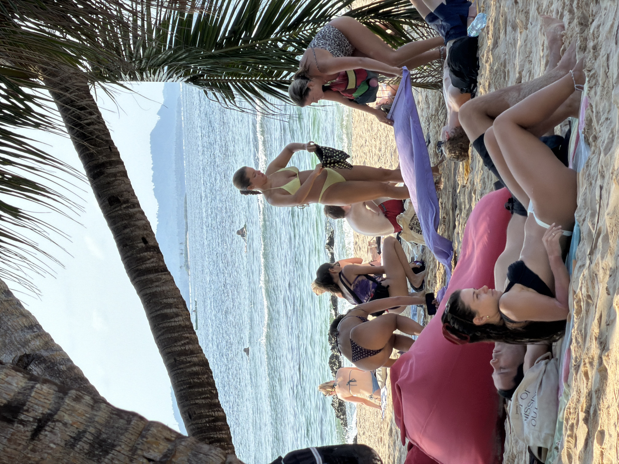 Morning beach life documented in General Luna, Philippines