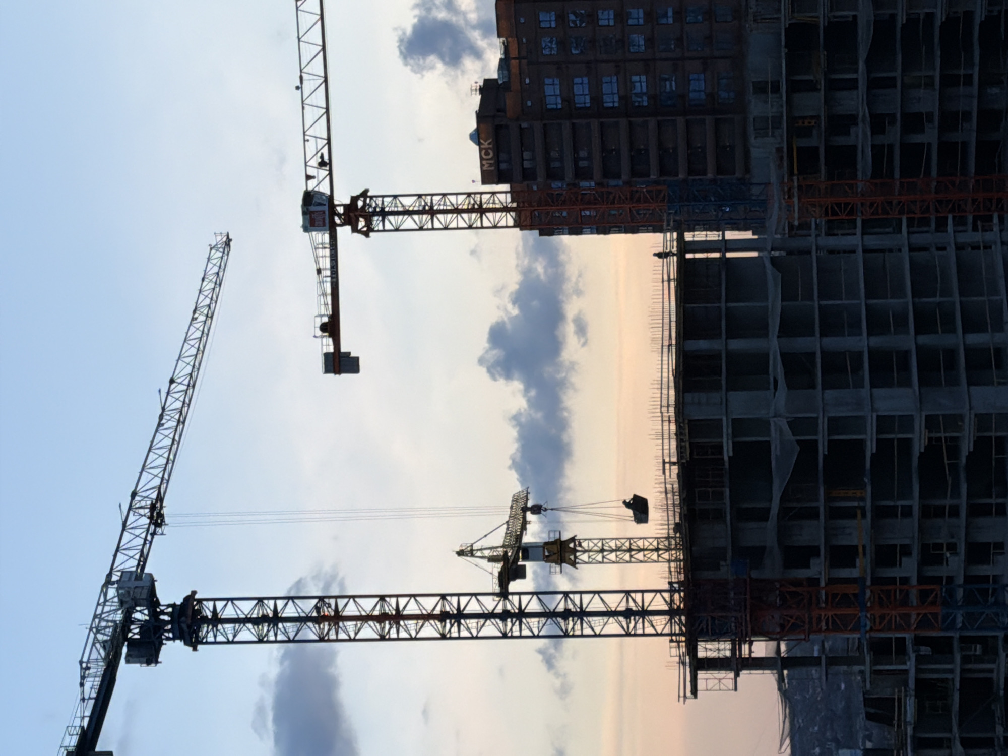 Construction activity documented across Rostov-on-Don cityscape