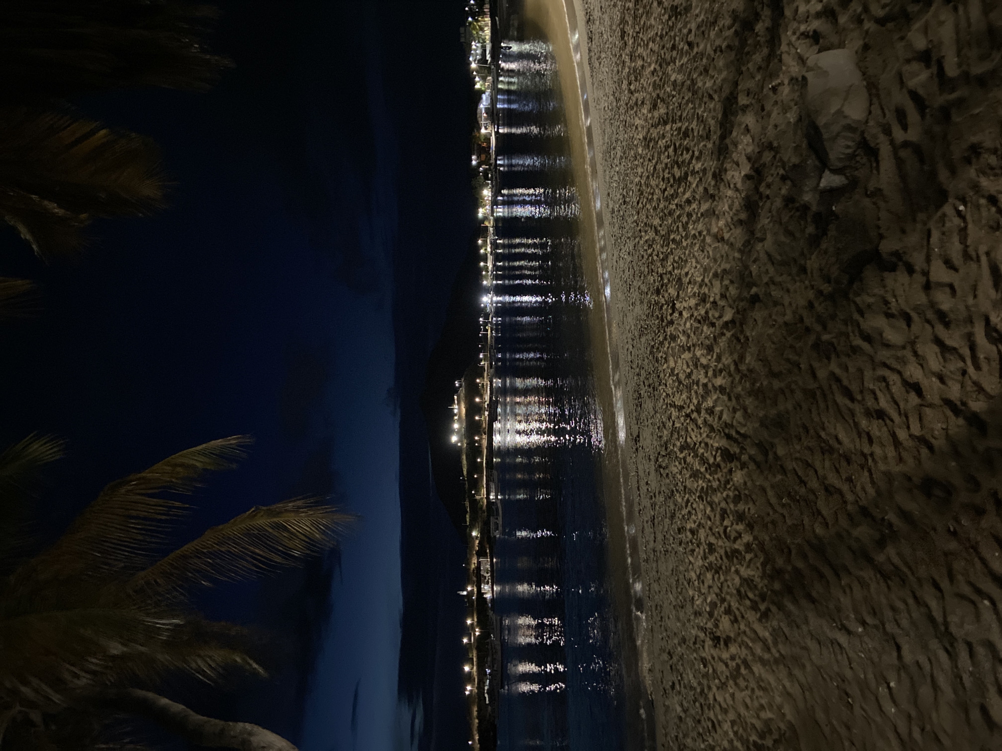 Sunset to night in Juan Griego, from bay to backstreets