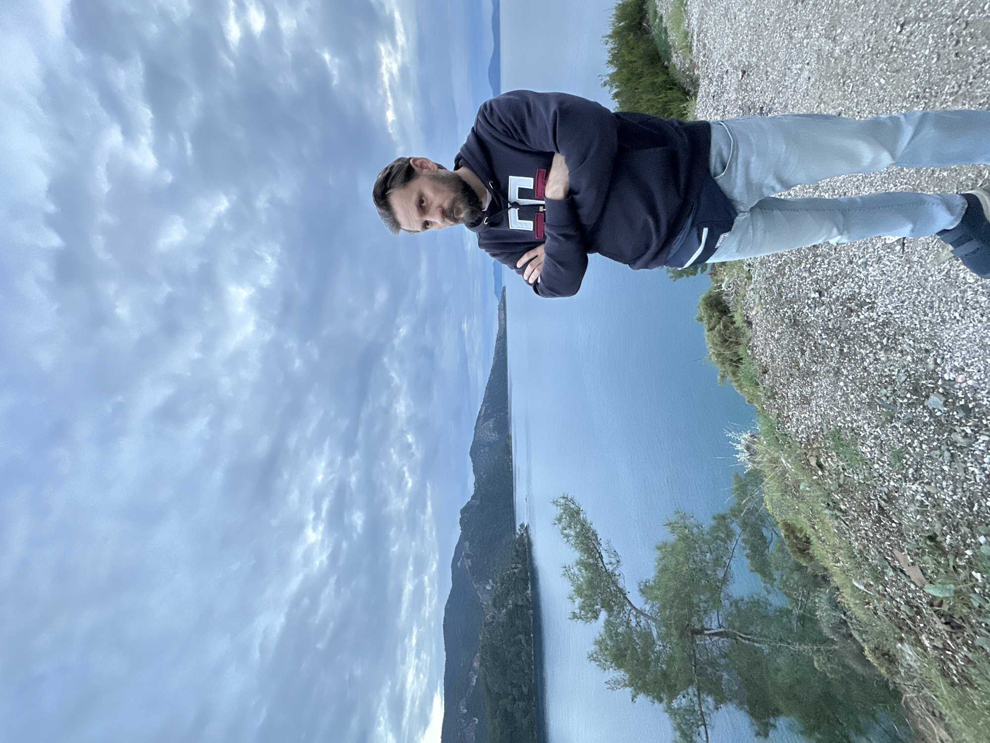 Man and boy spotted on scenic overlook in Fethiye