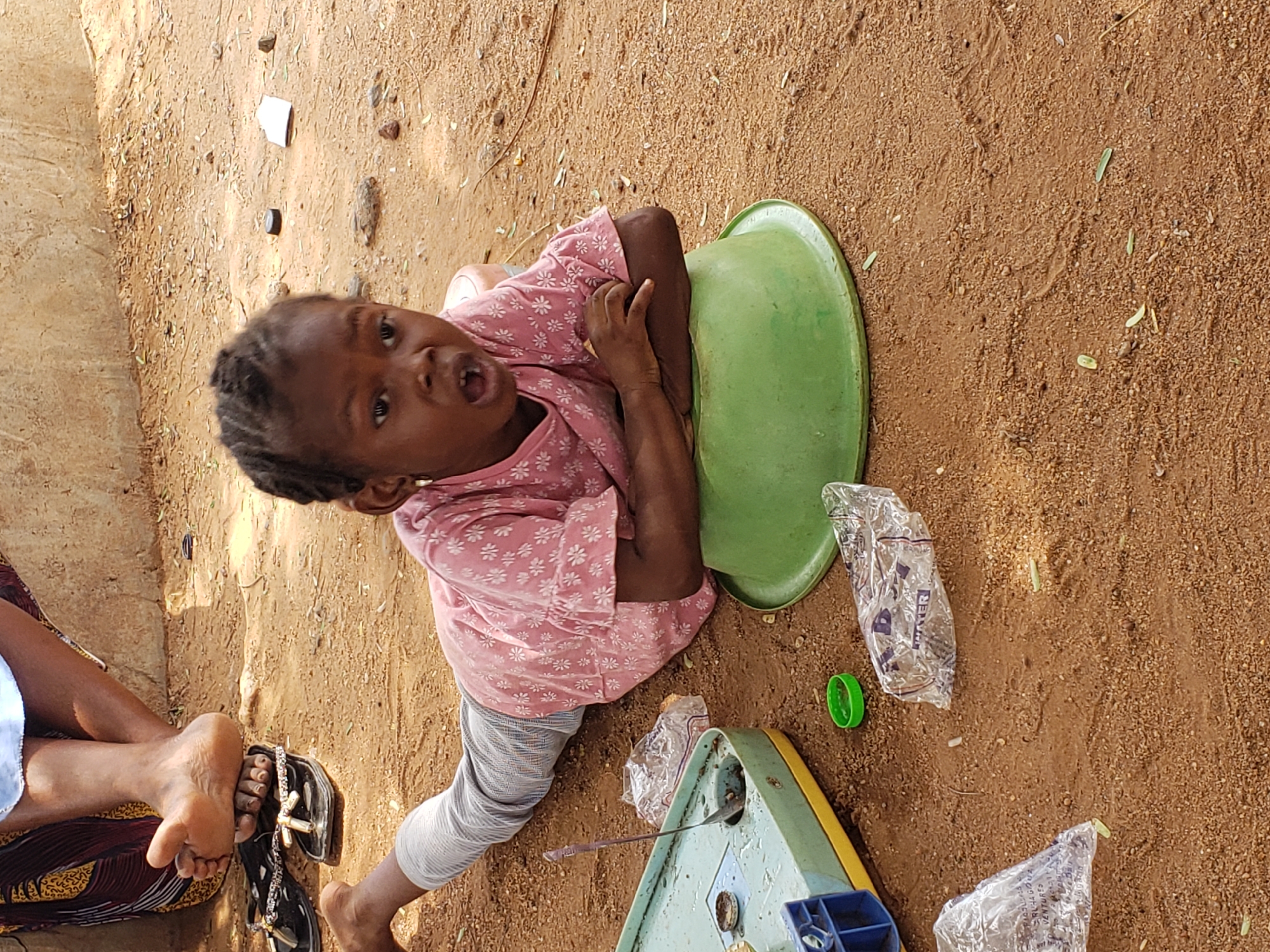 Child observed in outdoor setting in Adankolo, Nigeria