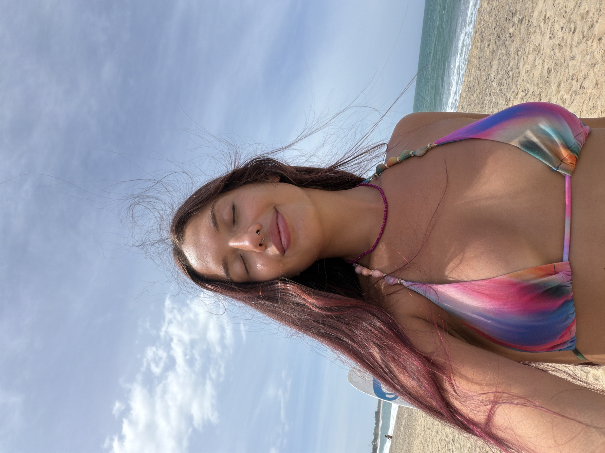 Beach selfie session at Arugam Bay with Lion Lager